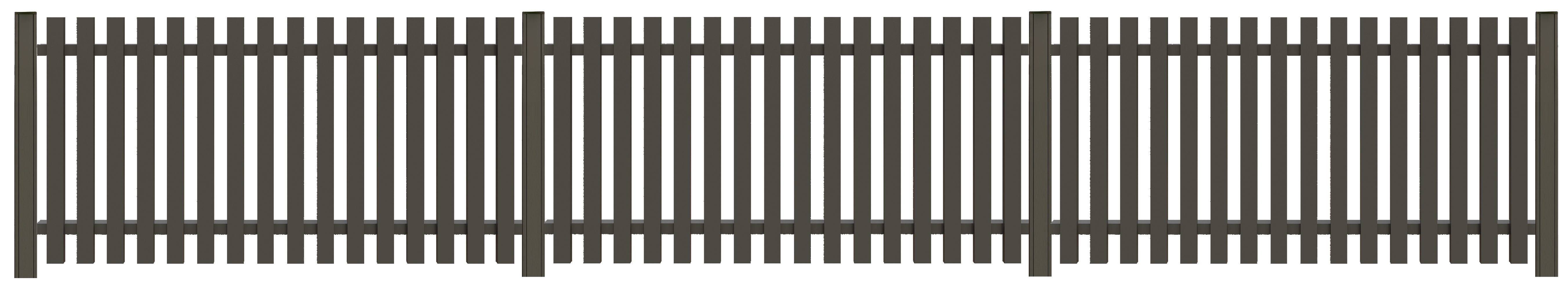 Tetzner & Jentzsch Gartenzaun STRAND, (Set), robuste Aluminium-Elemente in verschiedenen Längen