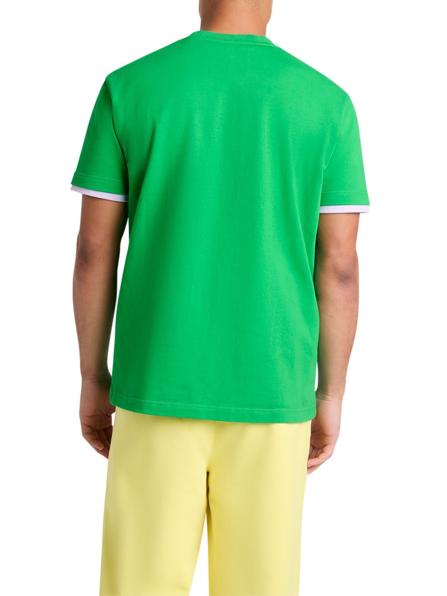 aus Logo-T-Shirt Esprit Baumwolljersey Unisex (1-tlg) GREEN T-Shirt
