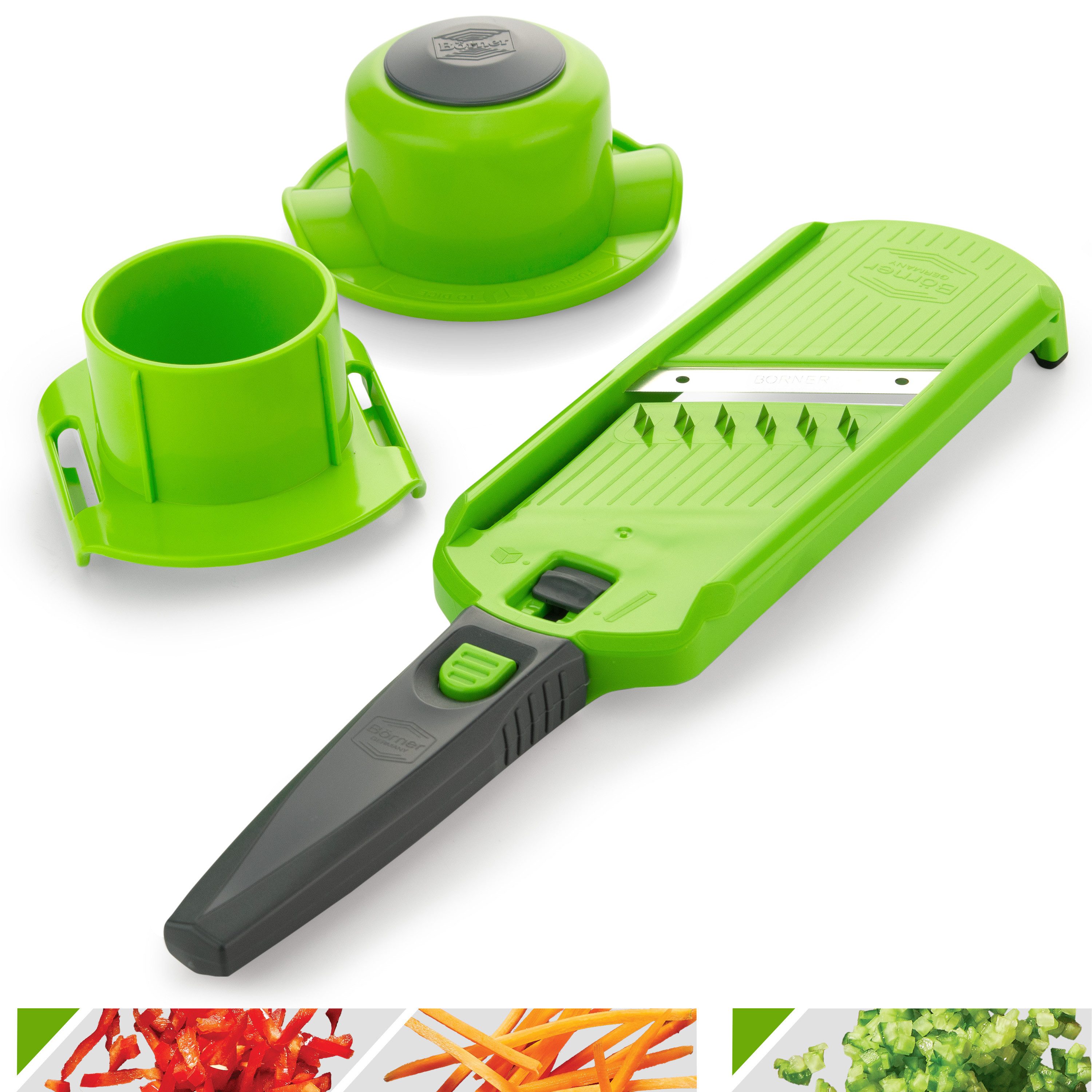 Börner Gemüsehobel Multi Dicer und Julienne Gemüseschneider