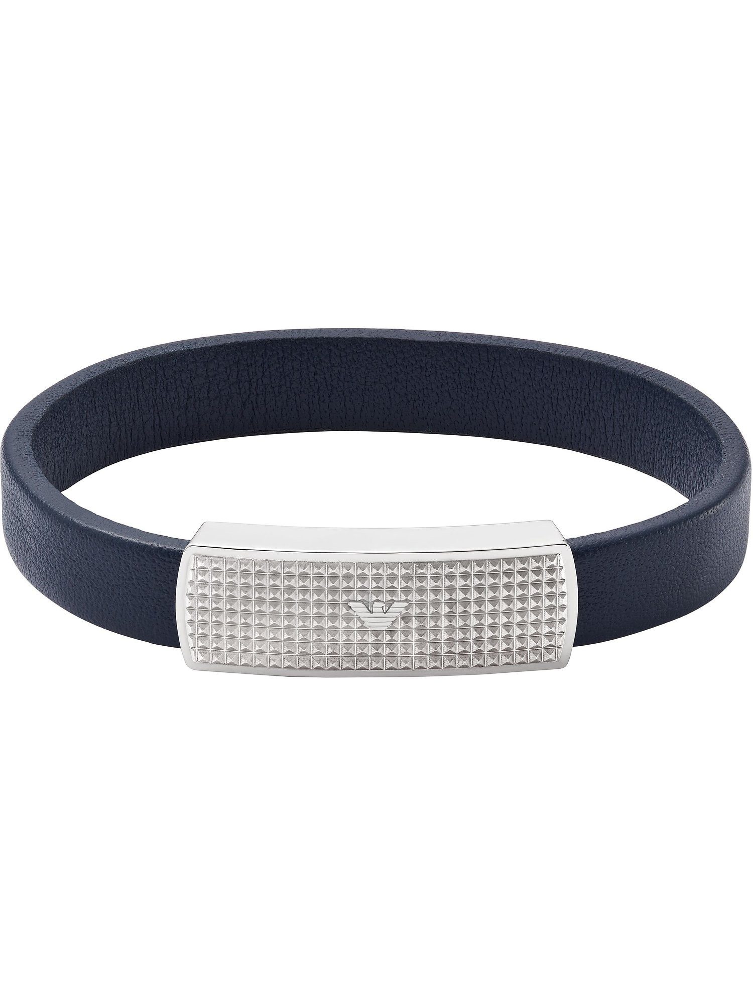 Armband Emporio Armani Herren-Armband Leder, Edelstahl
