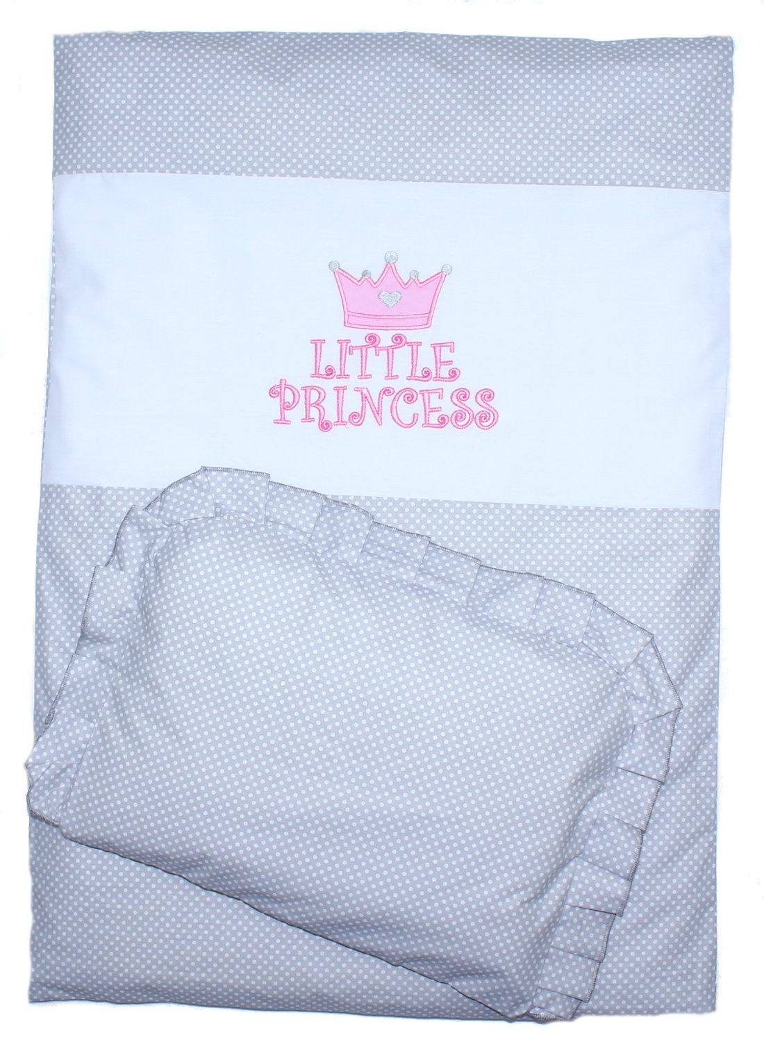 Primawela Babybettwäsche Kinderwagenset Baby Bettwäsche für Kinderwagen Bezüge Decke Kissen, 2 teilig