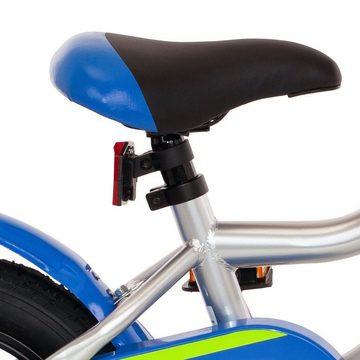 Bachtenkirch Kinderfahrrad 12 zoll Polizei Fahrrad für Kinder ab 3 Jahre, mit Rücktrittbremse