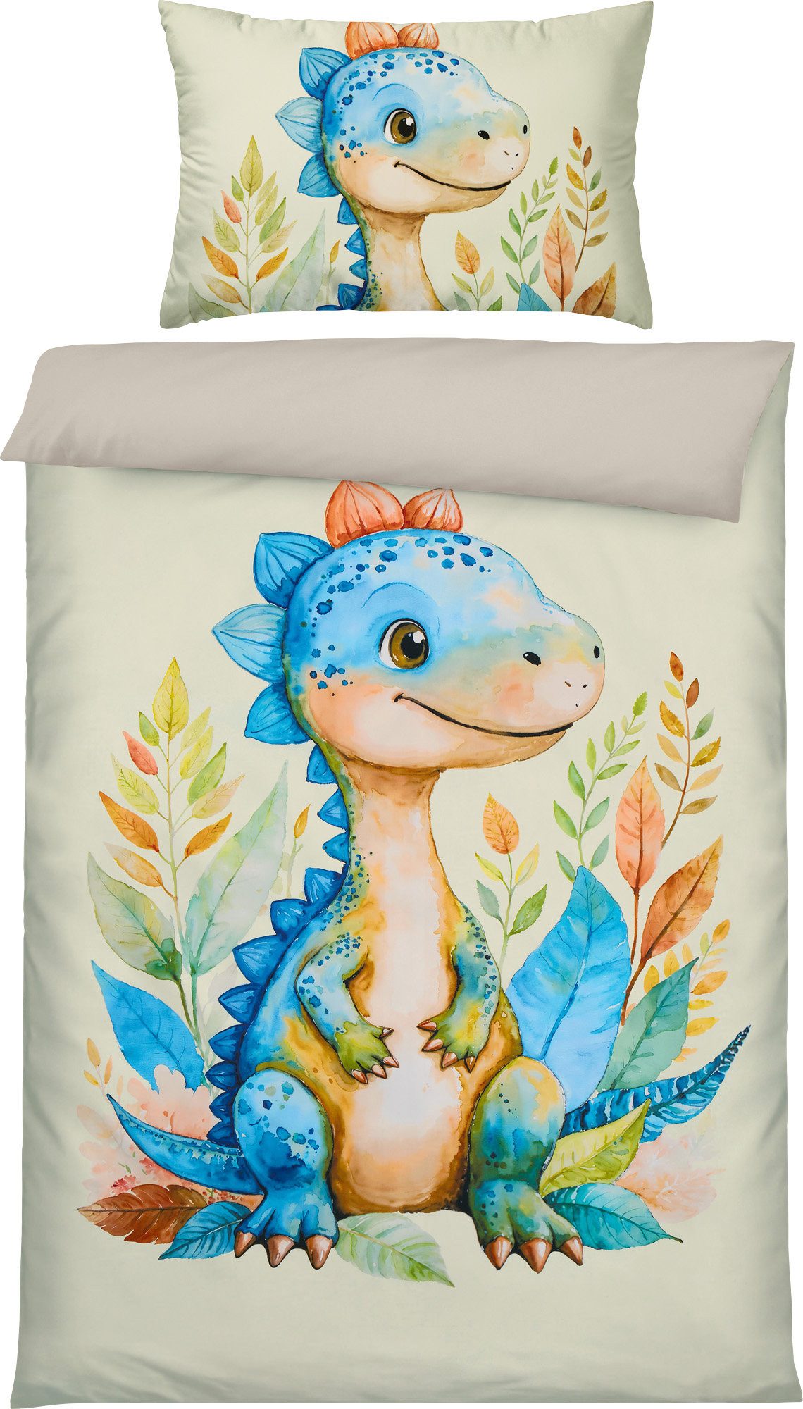 REDBEST Kinderbettwäsche Kinder-Wendebettwäsche, Polyester, Microfaser Tiermotive