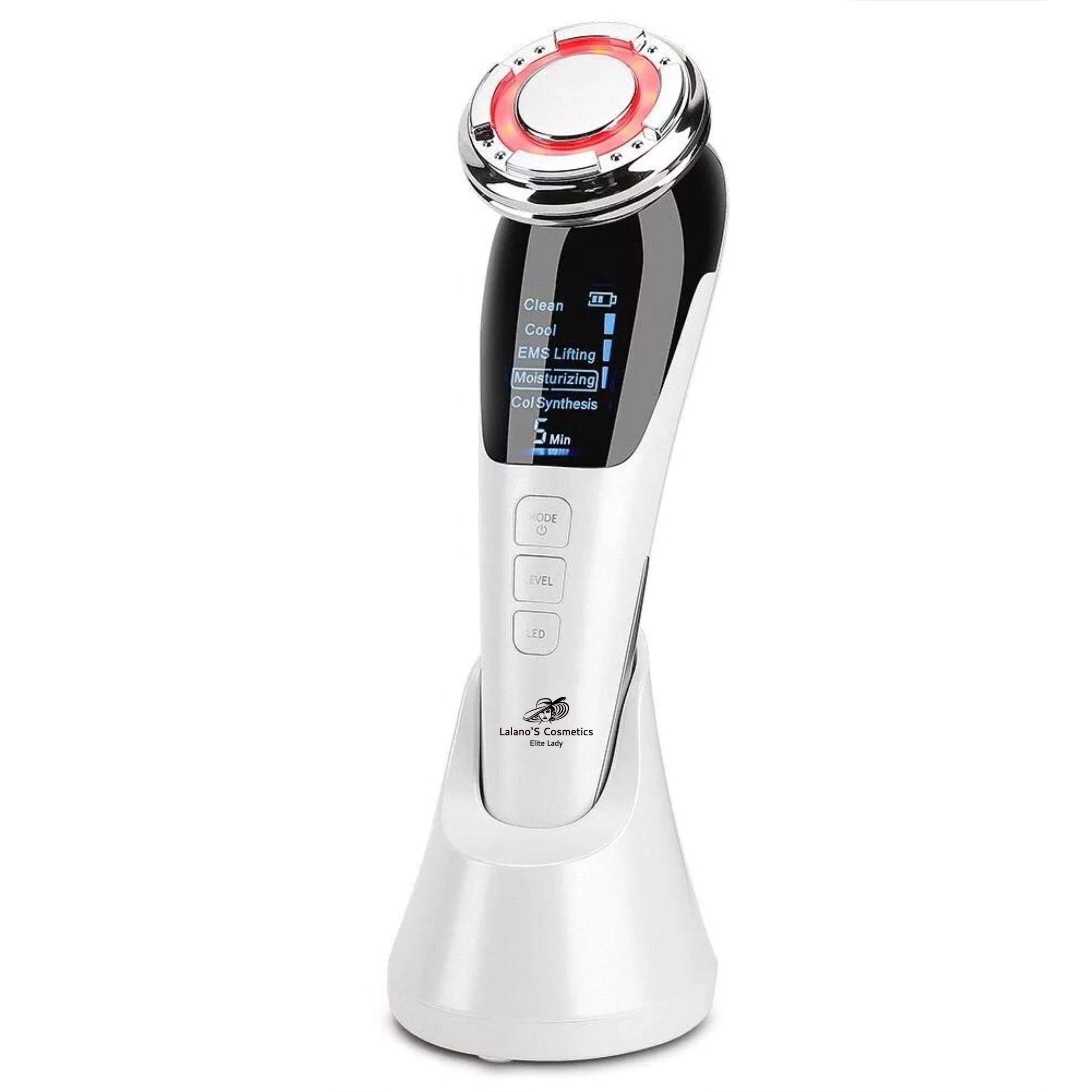 Lalano`S Cosmetics Gesichtsmassagegerät Anti-Aging-Gerät SkinStar EMS Anti-Aging Photonen- Vibrationsgerät, Hot/Cool Behandlung, Massagerät, kosmetikbehandlungsgerät, Beauty, Maniküre Pediküre Set, Gerät zur Gesichtsstraffung, Gesichtsmassagegerät