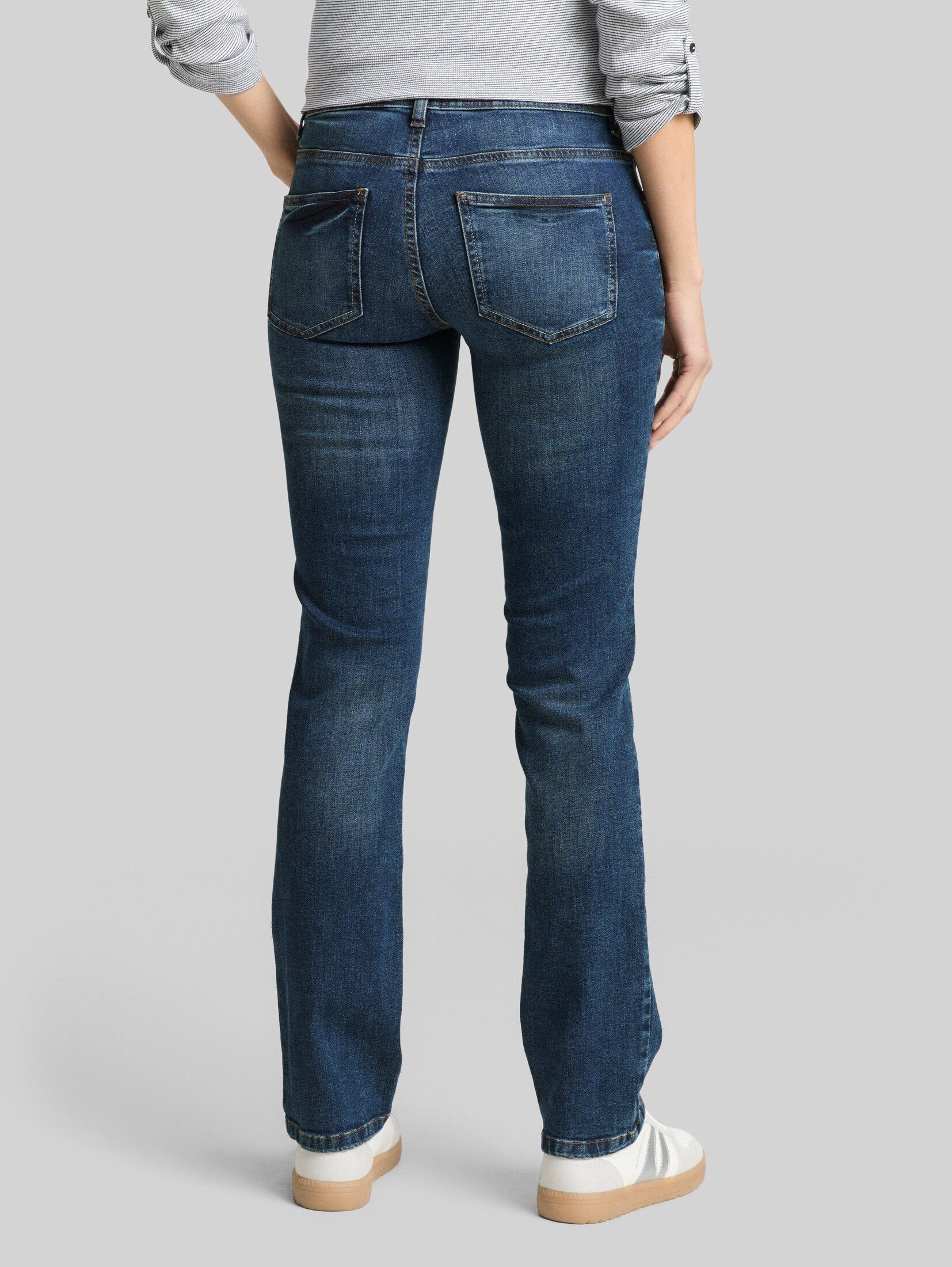 TOM TAILOR Straight-Jeans Jeanshosen TTALEXA STRAIGHT Jeans – Bild 4 von 5