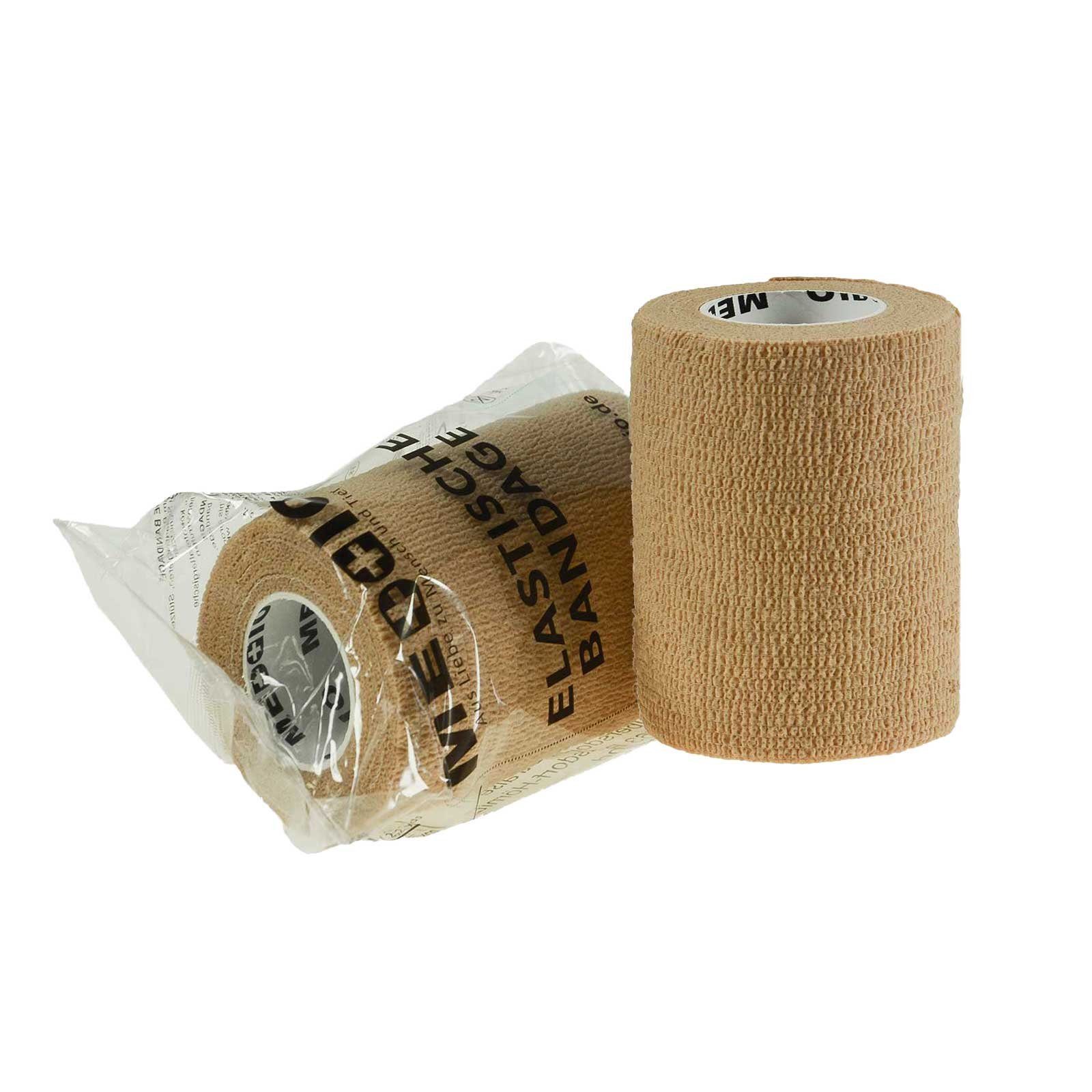Pferdebandage 1 Haftbandage Selbsthaftende Bandage 7,5 cm x 4,5 m beige