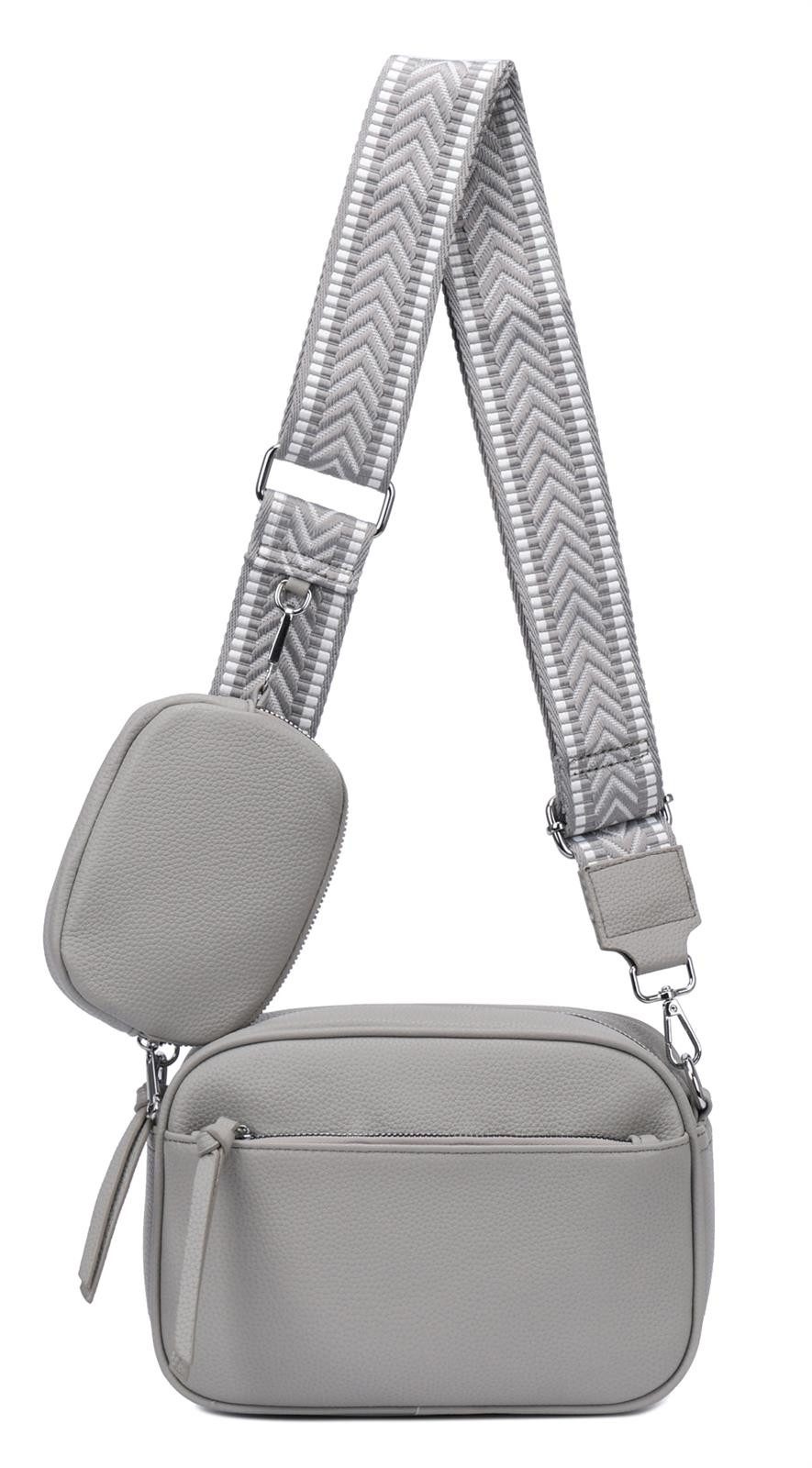 ITALYSHOP24 Schultertasche Damen Umhängetasche Brusttasche Shopper günstig online kaufen