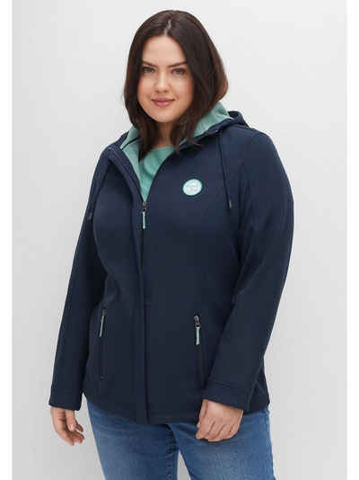 Sheego Softshelljacke Große Größen mit Fleece-Innenseite, winddichte Qualität