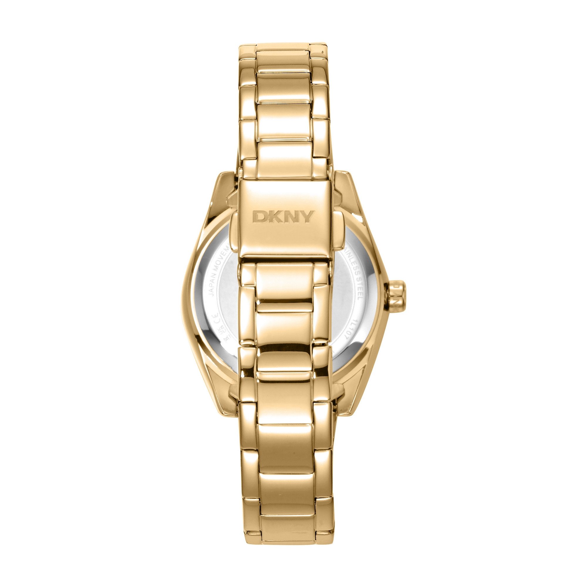 DKNY Quarzuhr Evening Watch DK1L107M0065, Armbanduhr, Damenuhr, Edelstahlarmband, analog