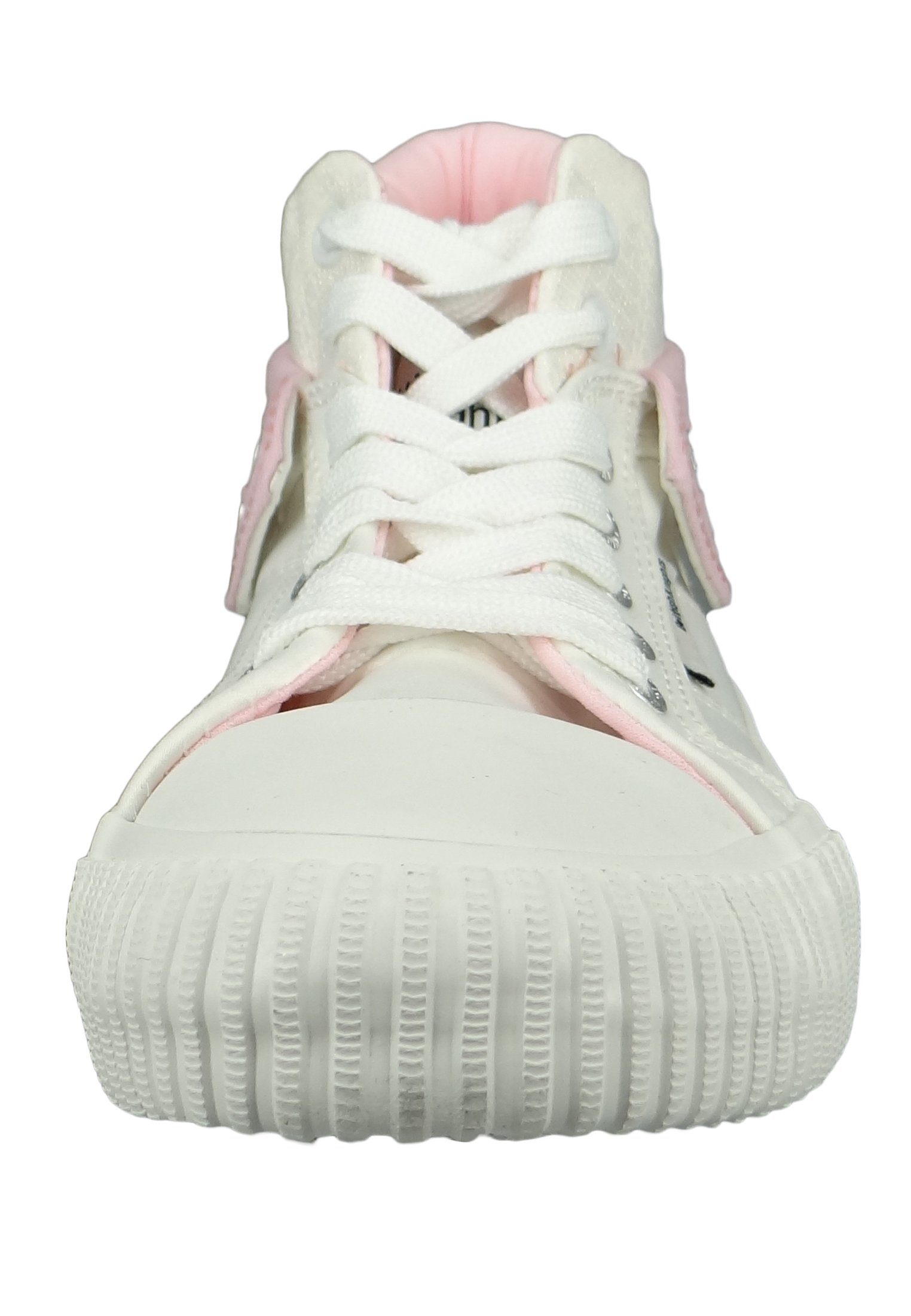 B43-3709-02 Pink Roco Flower Knights British White Sneaker