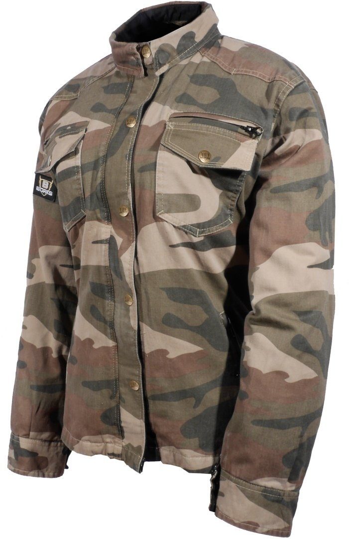 Bores Motorradjacke Military Jack Damen Textiljacke Wasserdicht Atmungsaktiv wasserabweisend reißfest wasserdichte