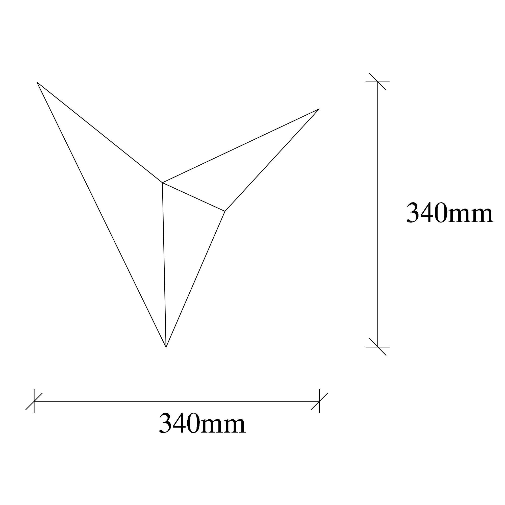 34 5 cm, BSG, Wandleuchte x Metallkörper Bird Opviq Jahrgang,