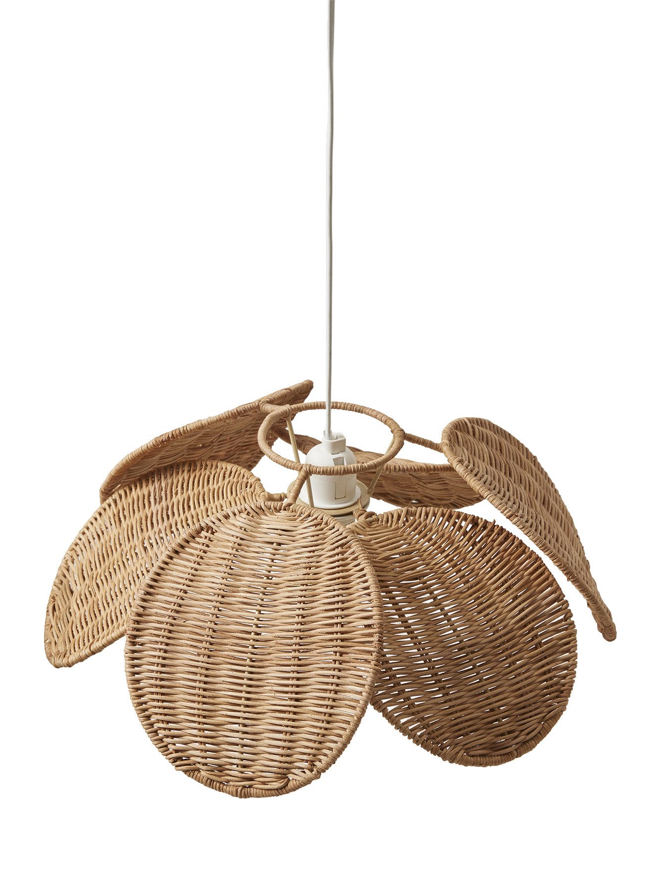 vertbaudet Lampenschirm Kinderzimmer Lampenschirm aus Rattan in Blütenform, Befestigungsset separat erhältlich – Bild 2 von 3