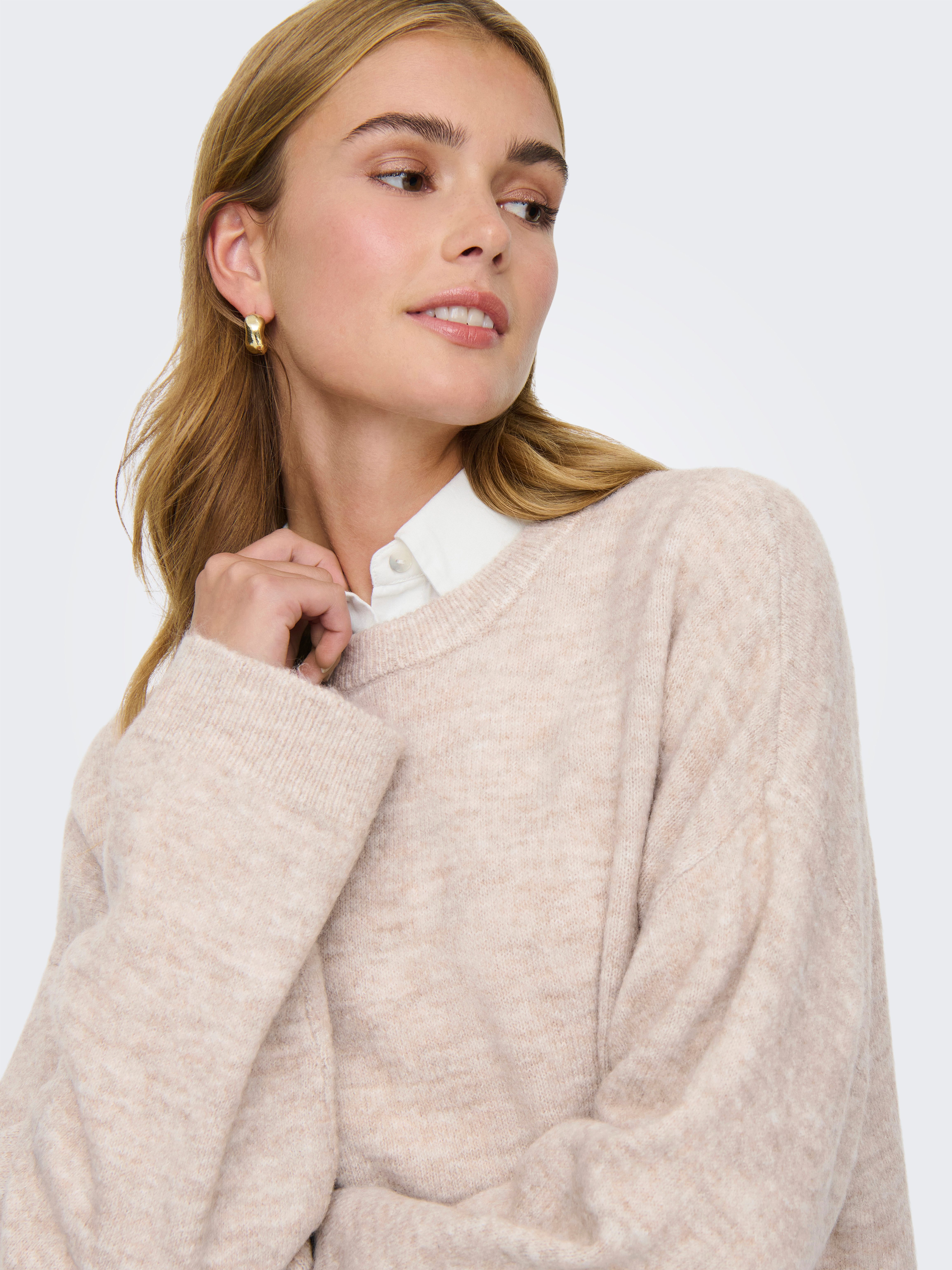 ONLY Strickpullover ONLSimoni (1-tlg) Plain/ohne Details