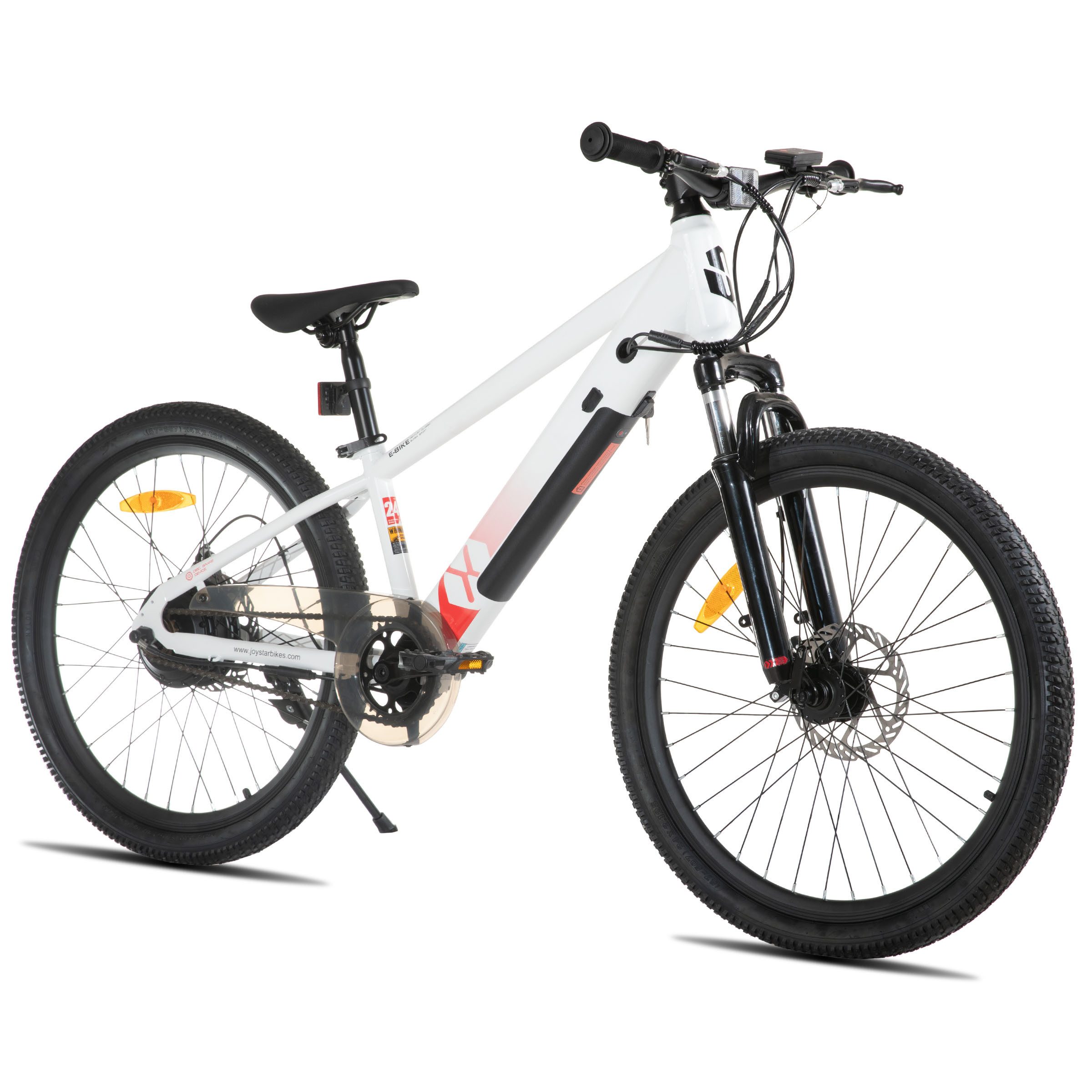 HILAND E-Bike 20/24 Zoll E‑Mountainbike 24V 250W Akku abnehmbar Kinder u. Erwachsene, Heckmotor, 124,8 Wh