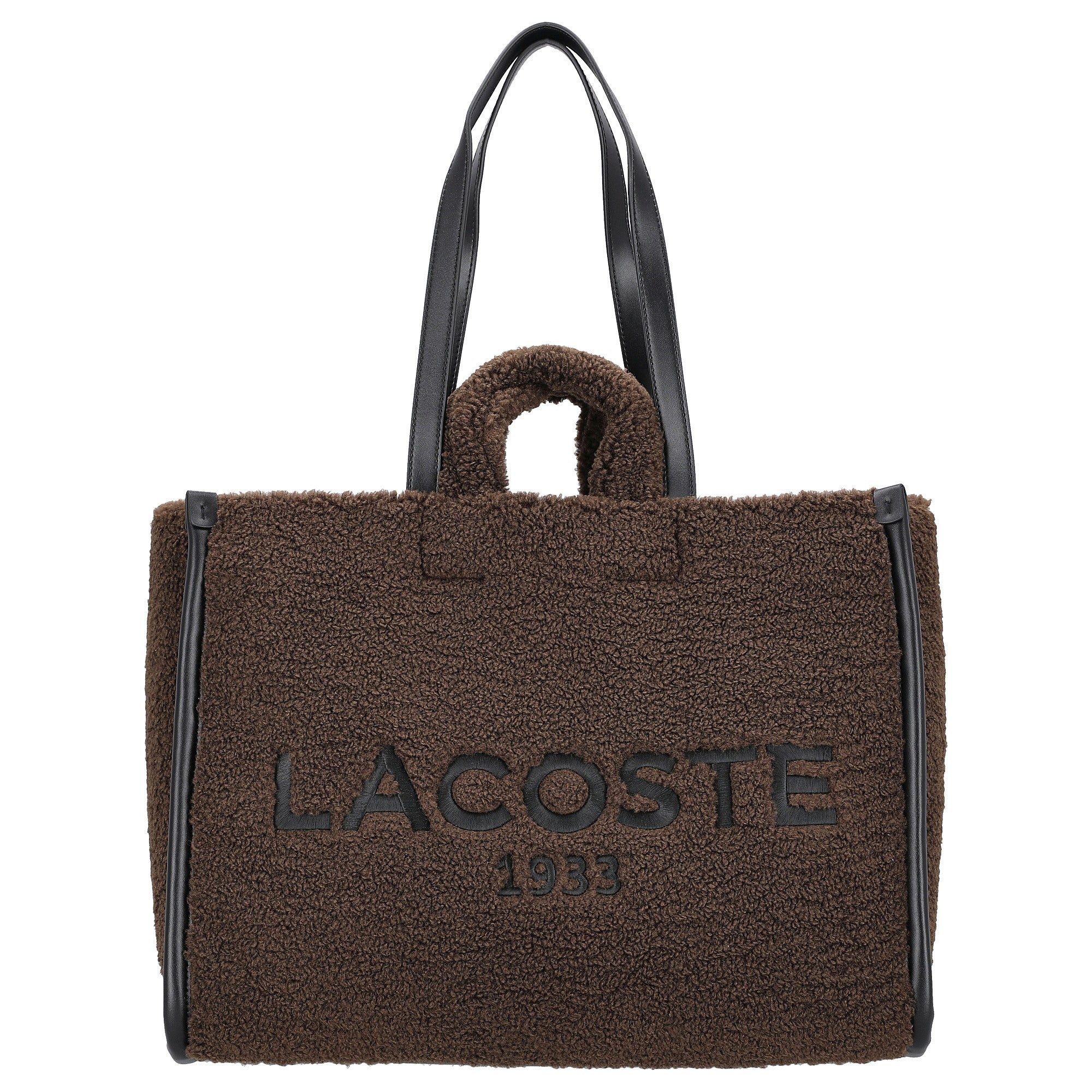 Lacoste Umhängetasche Heritage - Shopping Bag L 40 cm (brown noir)