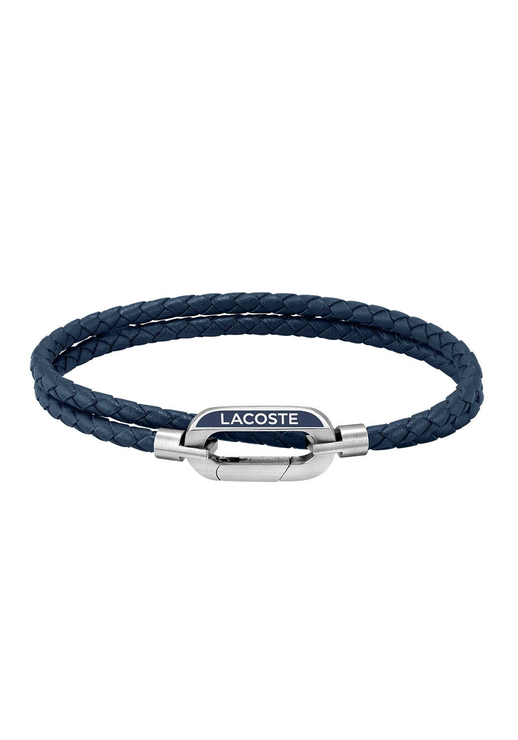 [Kostenlose landesweite Lieferung] Lacoste Armband Schmuck Edelstahl Armschmuck Shirt, Jeans, Krokodil Polo, Hoodie, mit Lacoste Sneaker! blau-edelstahlfarben Jacke, STARBOARD, zu - Lederarmband