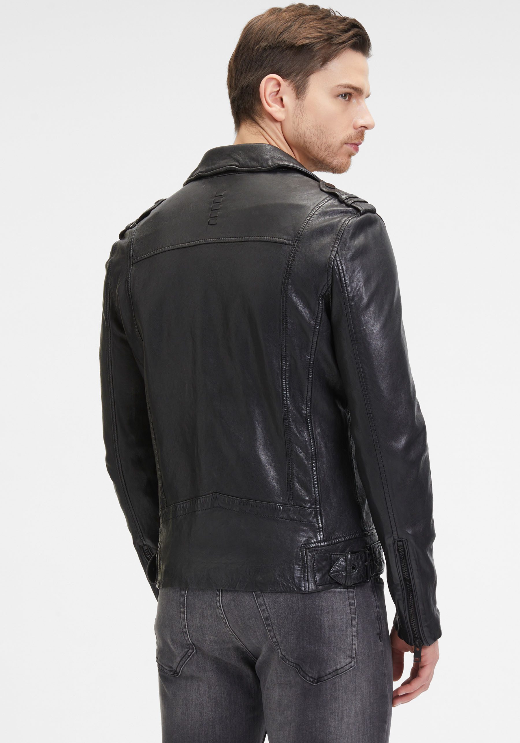 Mauritius Lederjacke G2MRotys SF mit asymetrischem günstig online kaufen