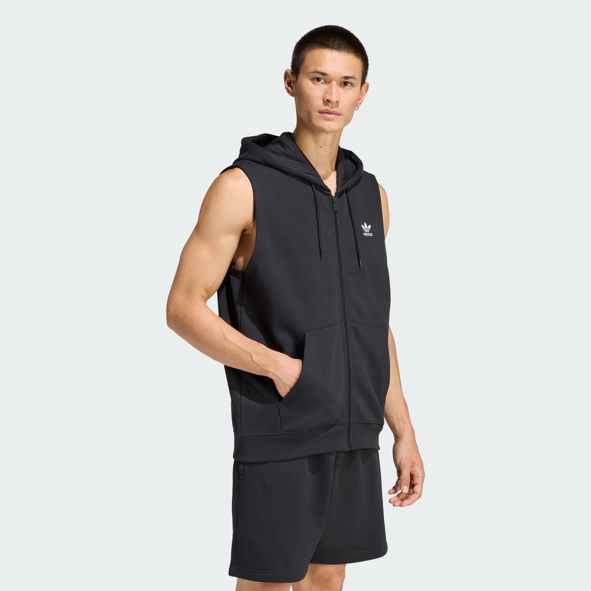 Hoodie TREFOIL ESSENTIALS HOODIE OHNE ÄRMEL
