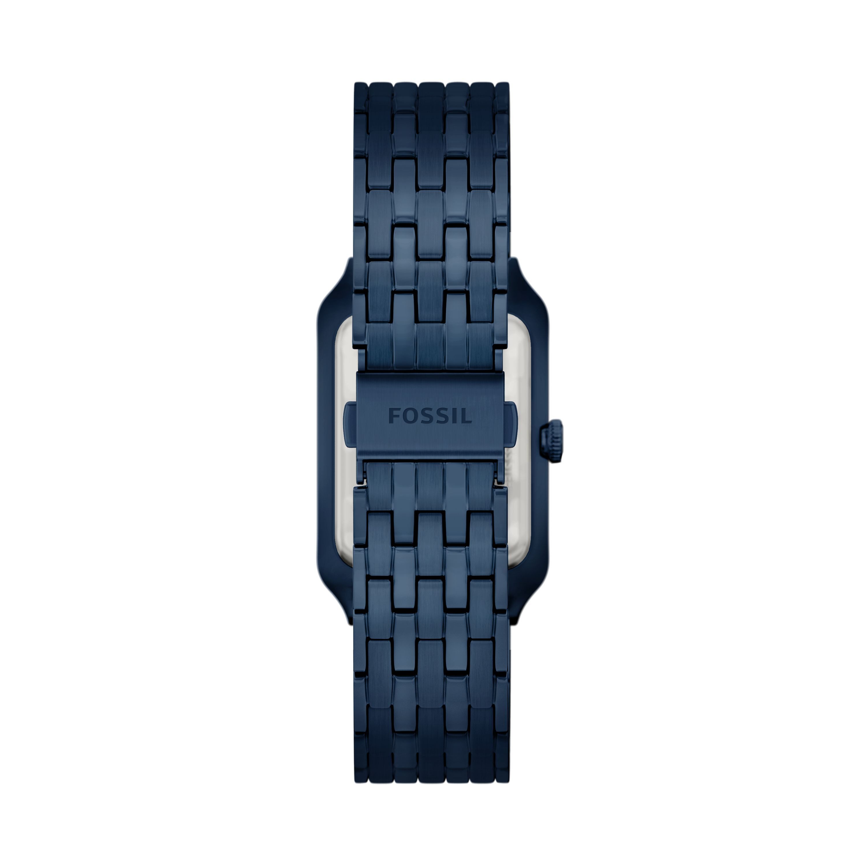 Fossil Quarzuhr Raquel ES5479, Armbanduhr, Damenuhr, Edelstahlarmband, analog, Tag, Glassteine