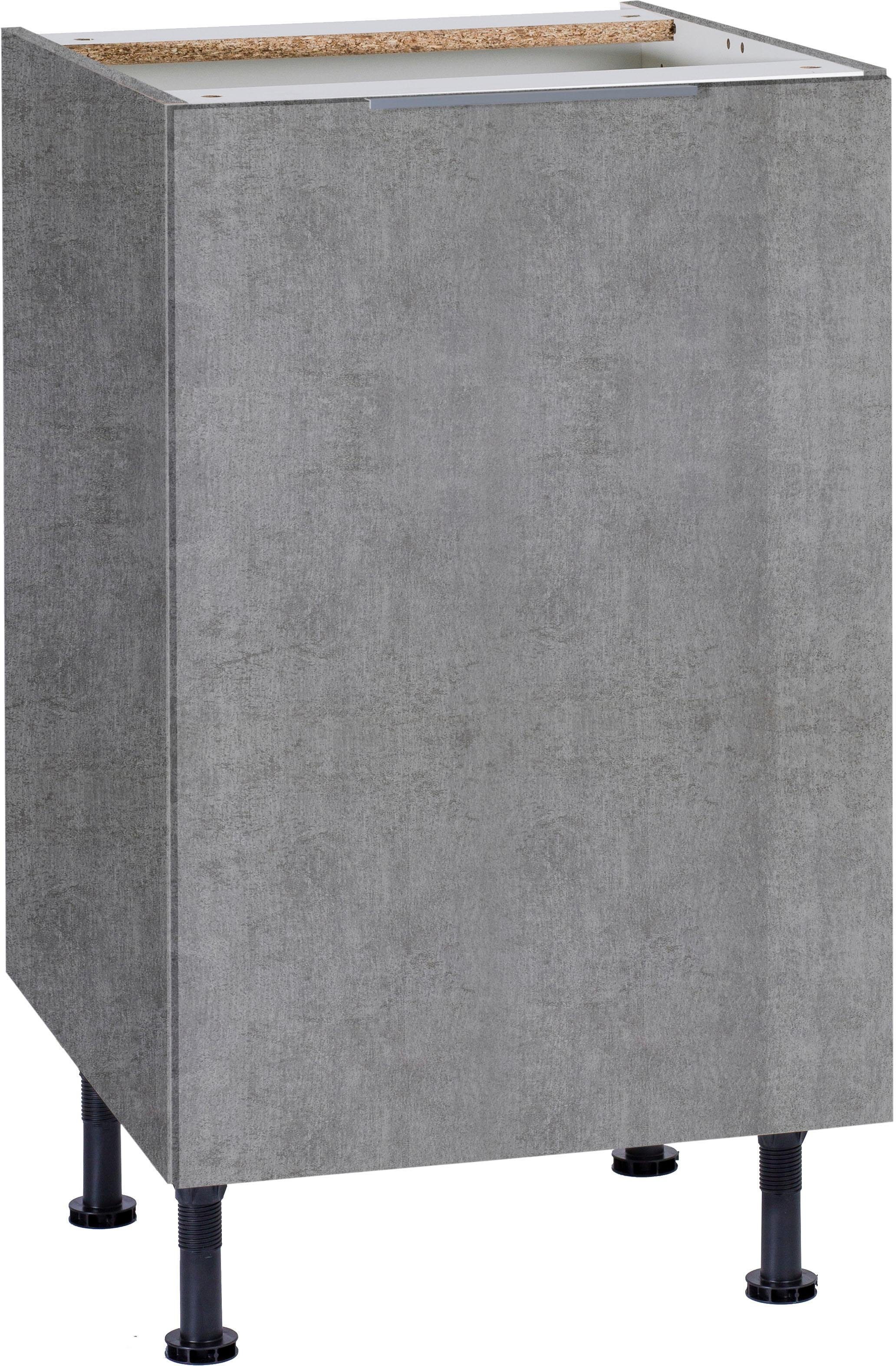 OPTIFIT Unterschrank | Tara, betonfarben 50 betonfarben cm Breite
