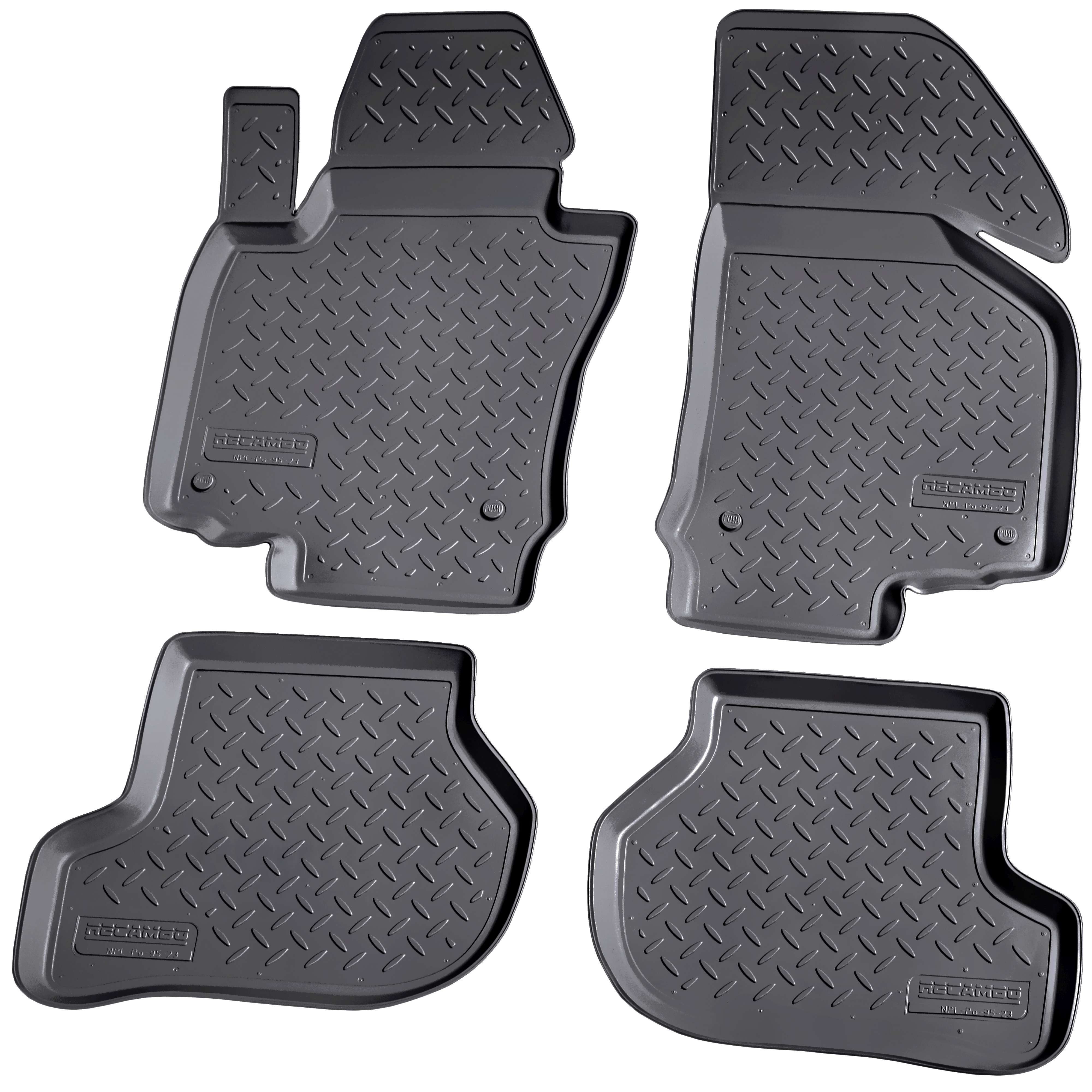 Auto-Fußmatten Gummimatten für VW Golf 5 + 6, 2003 - 2012