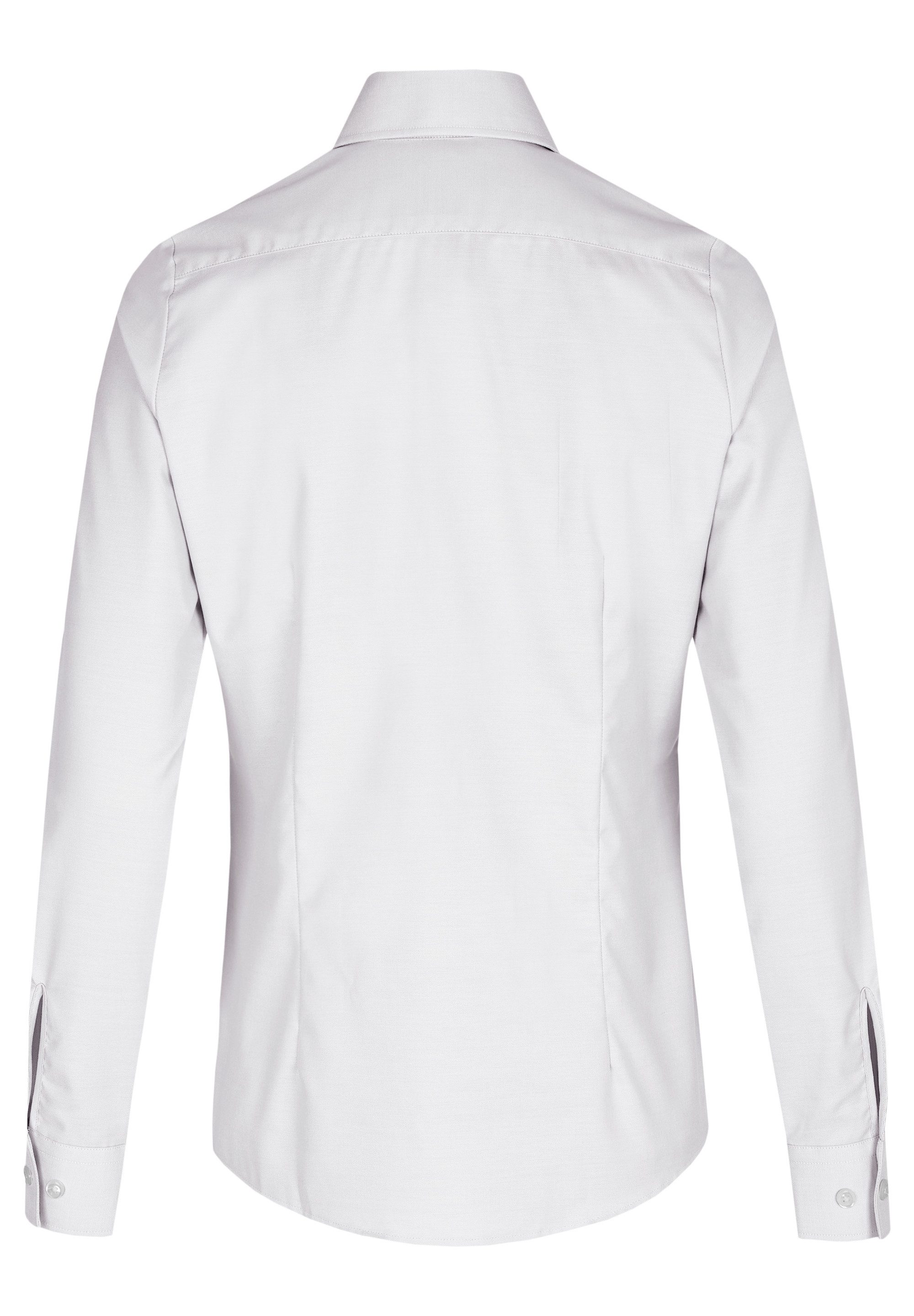 HECHTER PARIS Klassische Bluse HECHTER Paris ESSENTIALS Damen Bluse Kent Modern-Fit Weiß