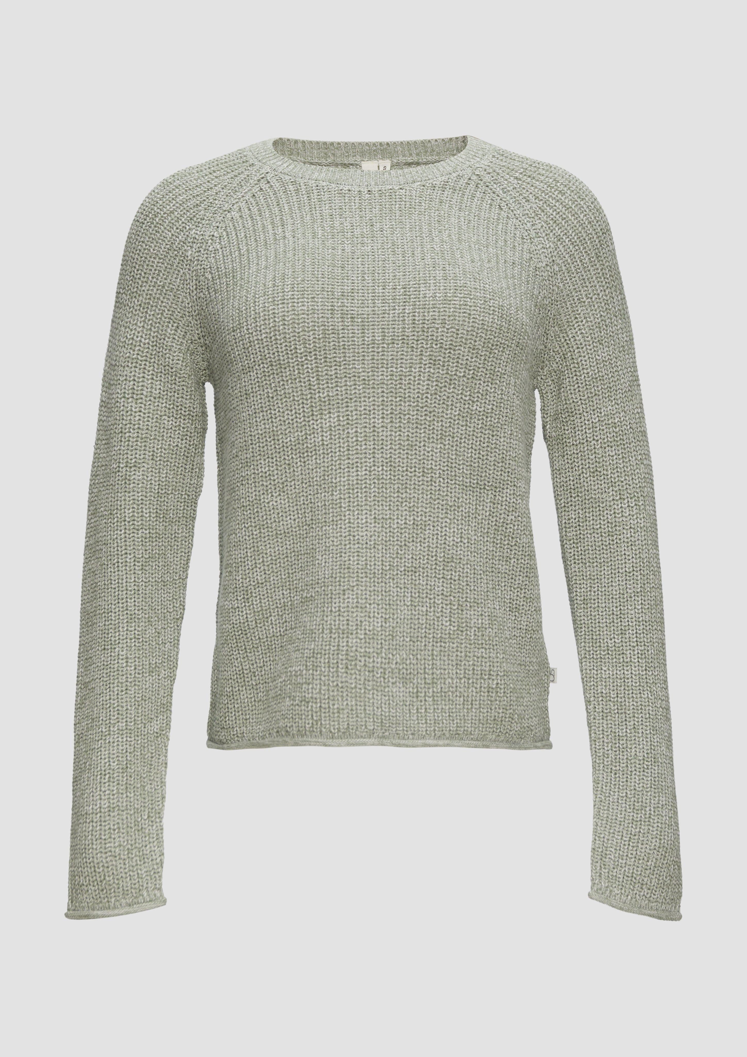 QS Strickpullover mit Rundhalsausschnitt günstig online kaufen