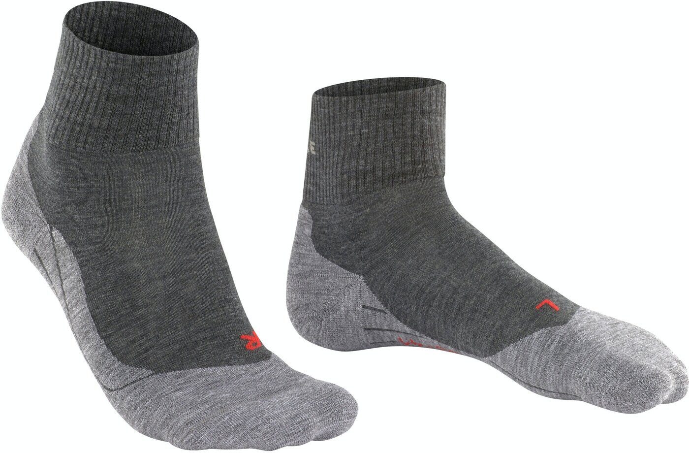 Wandersocken FALKE TK5 SHORT ASPHALT MEL.