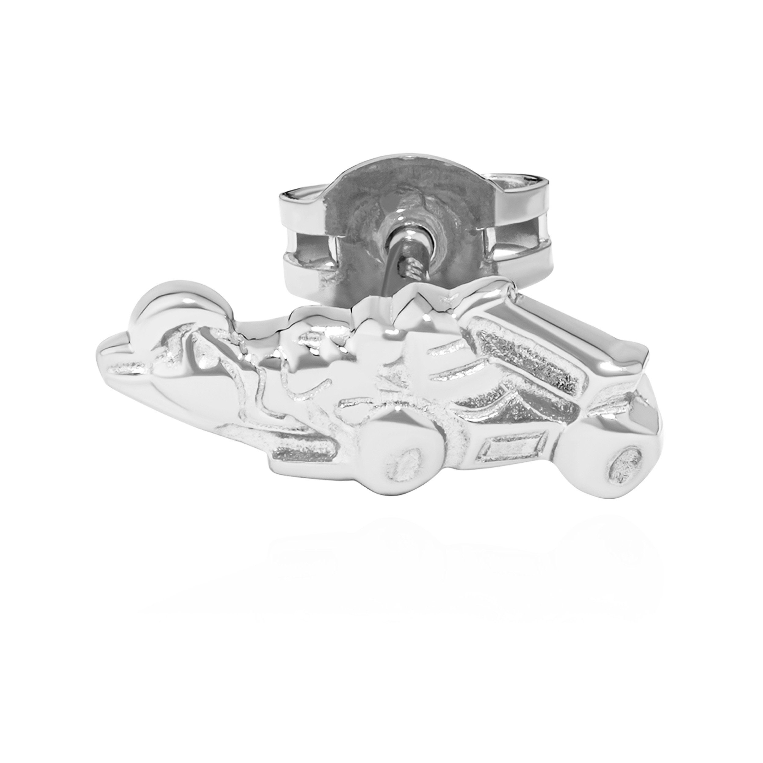 NKlaus Single-Ohrstecker mit Ohrklemme Einzel Ohrstecker günstig online kaufen