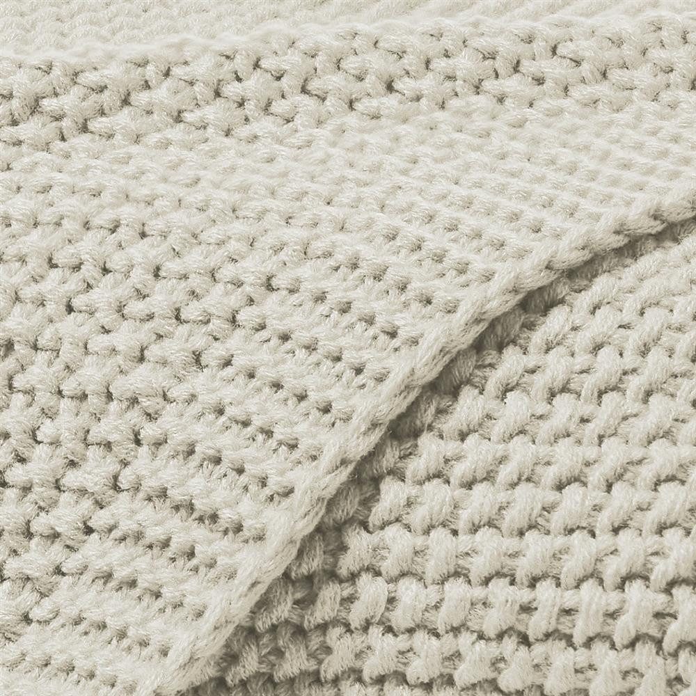 Wohndecke Strickdecke 130x170 Kuscheldecke Wohnzimmer Flauschige Kuschel Decke, Carpe Sonno, OEKO-TEX Wohnzimmerdecke Strick - Kissenbezug passend erhältlich – Bild 2 von 5