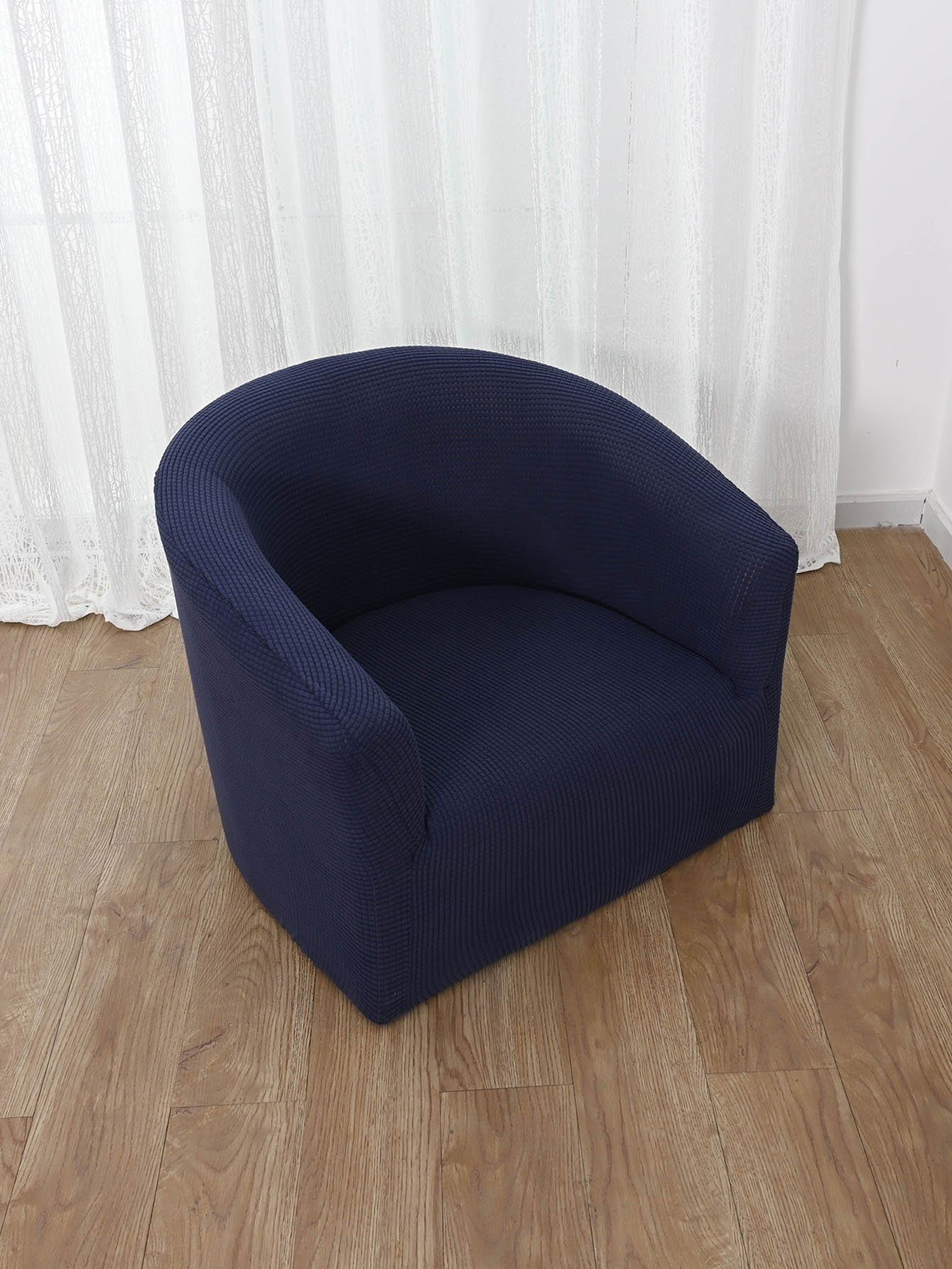 Stühle,1 Blau Sofahusse, Stretch-Sesselbezüge für St. HOMEIDEAS,