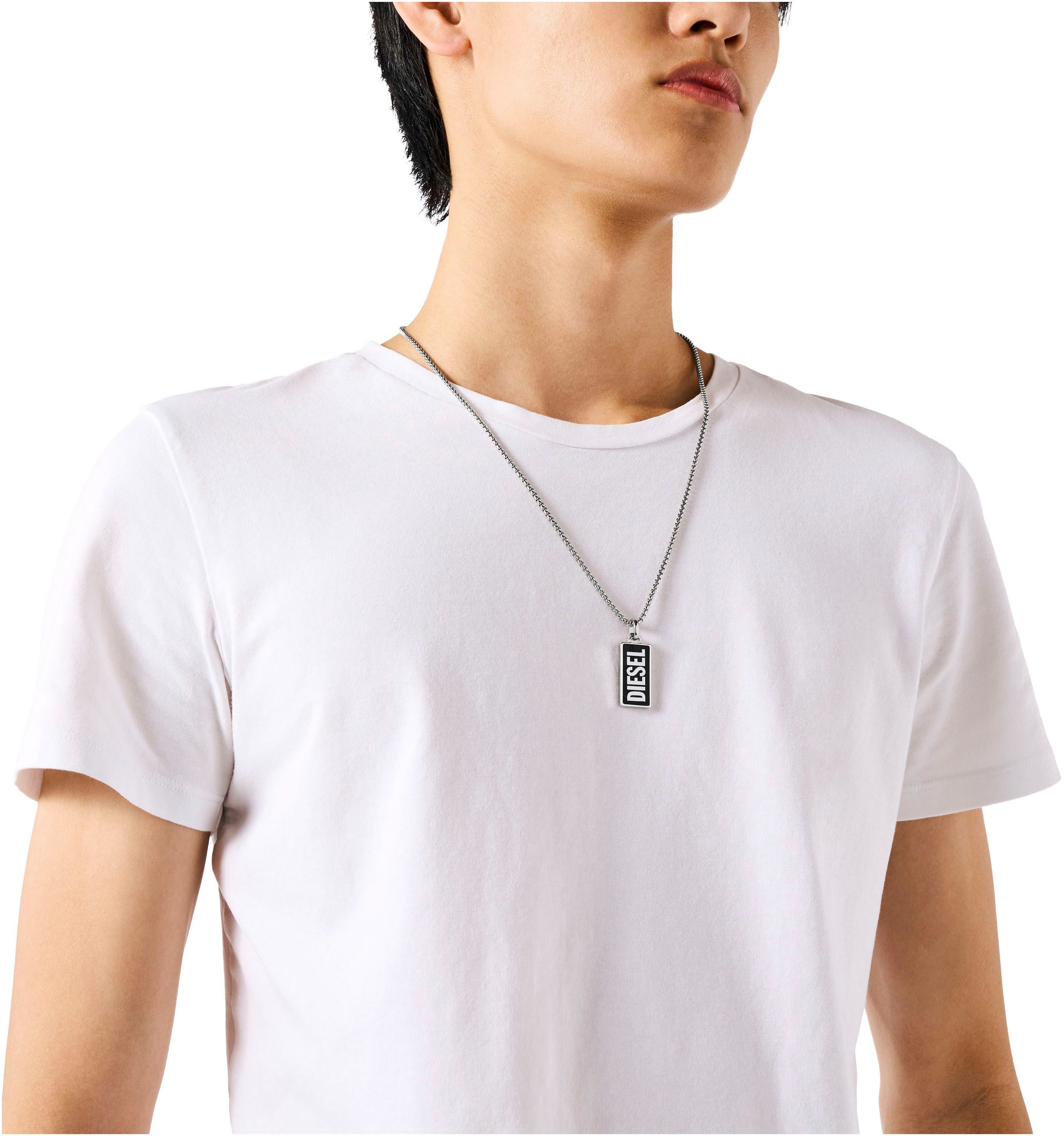 Diesel Kette mit Anhänger Schmuck Gesch... Diesel Kette mit Anhänger Schmuck Gesch...