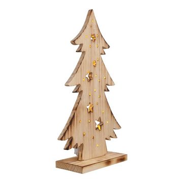 näve Dekolicht, Weihnachtsbaum LED Deko XMAS Holz Kiefer Innen- und Außen IP44 H 47,5