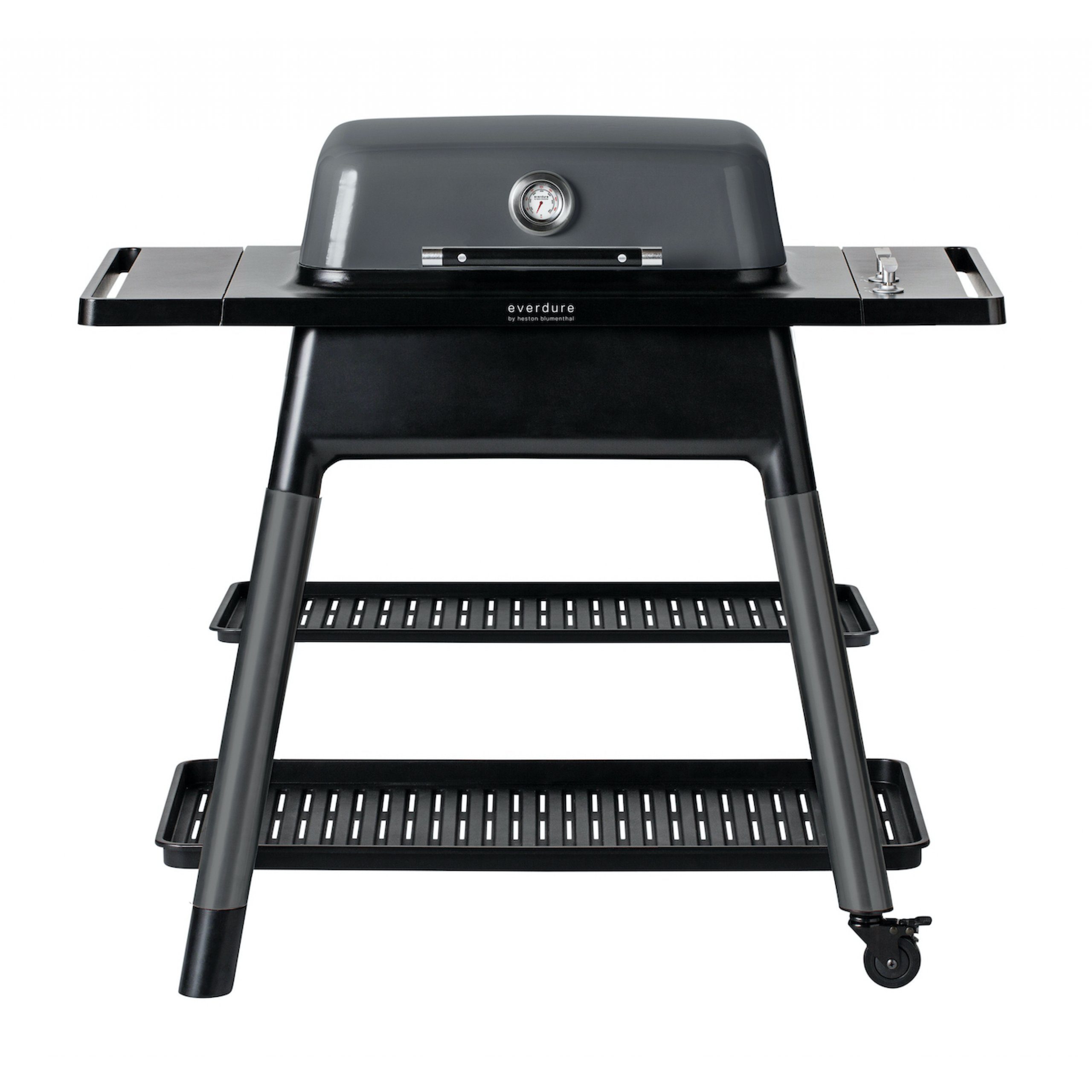 EVERDURE Gasgrill Everdure Force Gasgrill 2-Brenner mit Doppelboden Farbe Graphite E2G4G