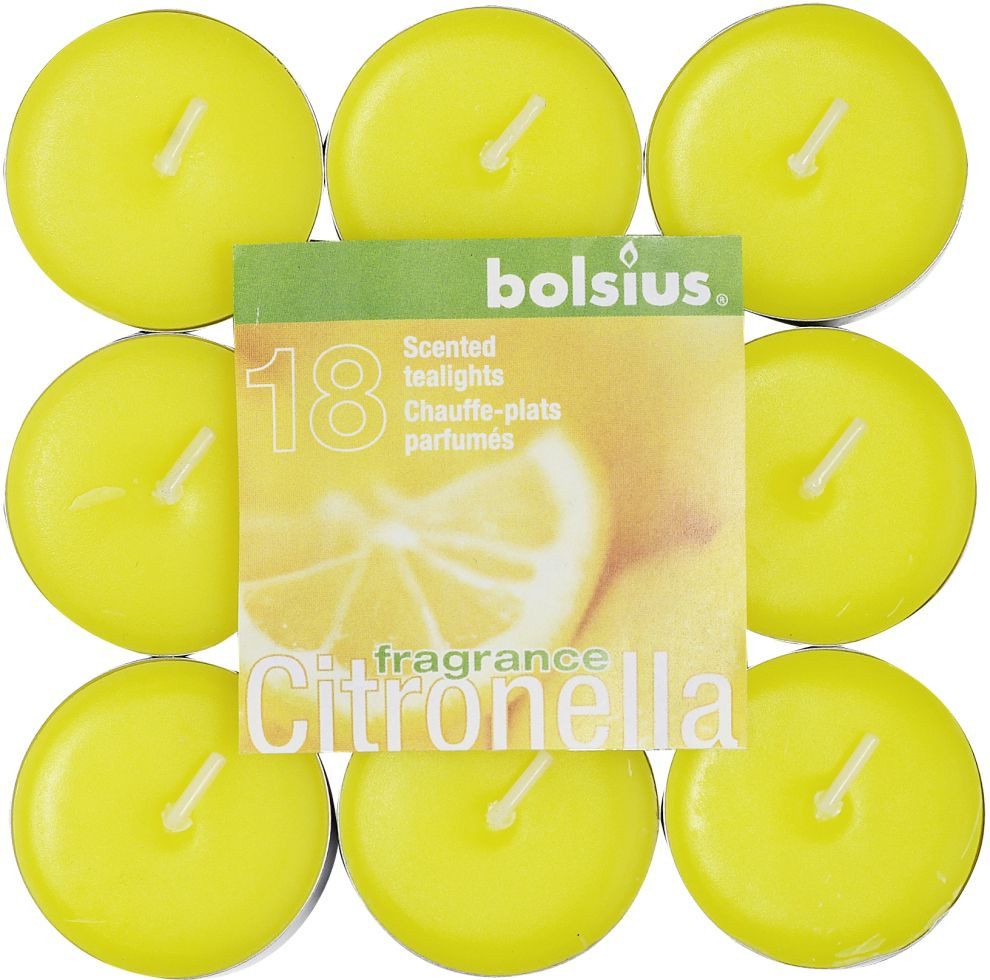 Bolsius Duftkerze Bolsius Duftteelichter Citronella, Höhe günstig online kaufen