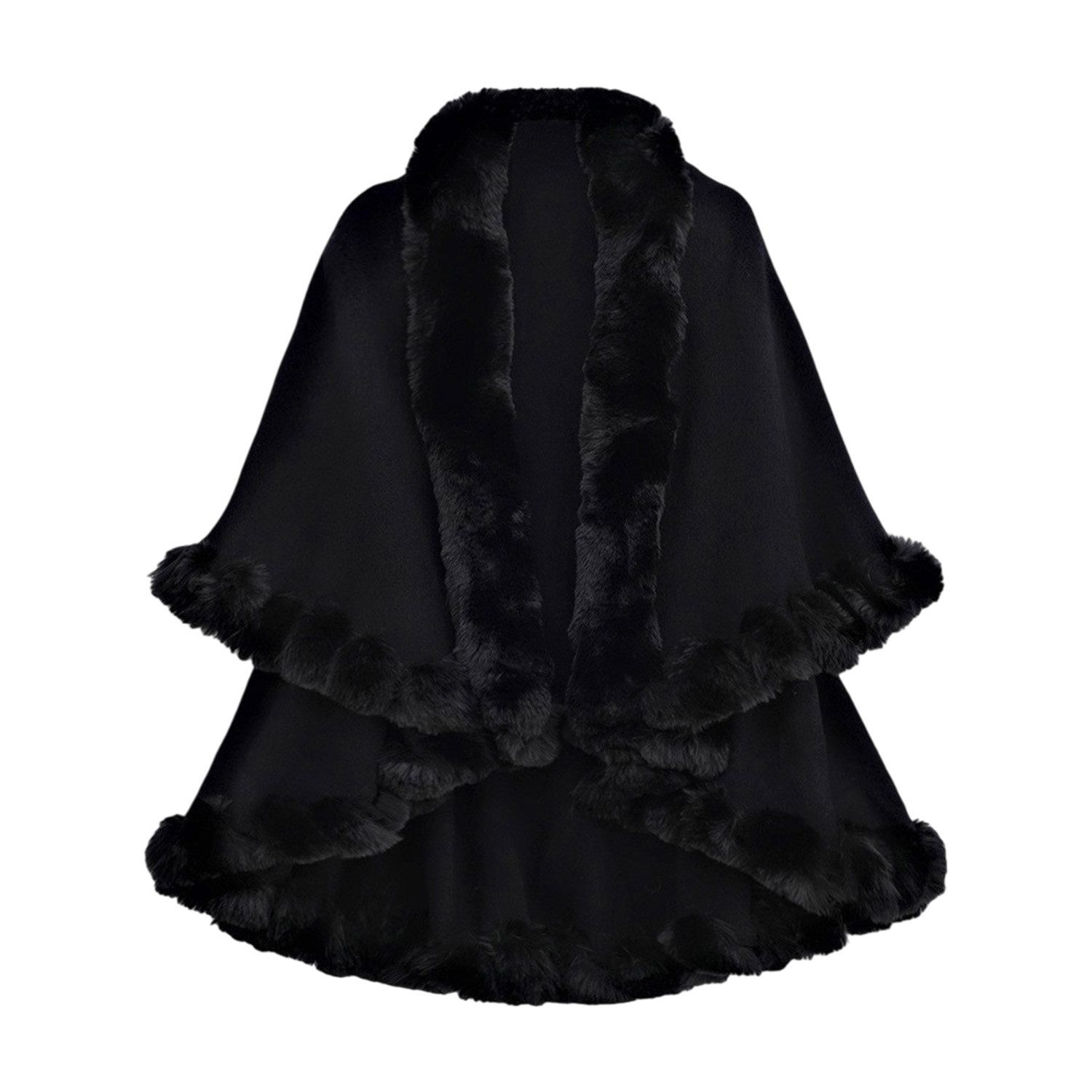 Refttenw Poncho Cardigan-Schal, Cape-Schal,Strickponcho,Warmer Schal