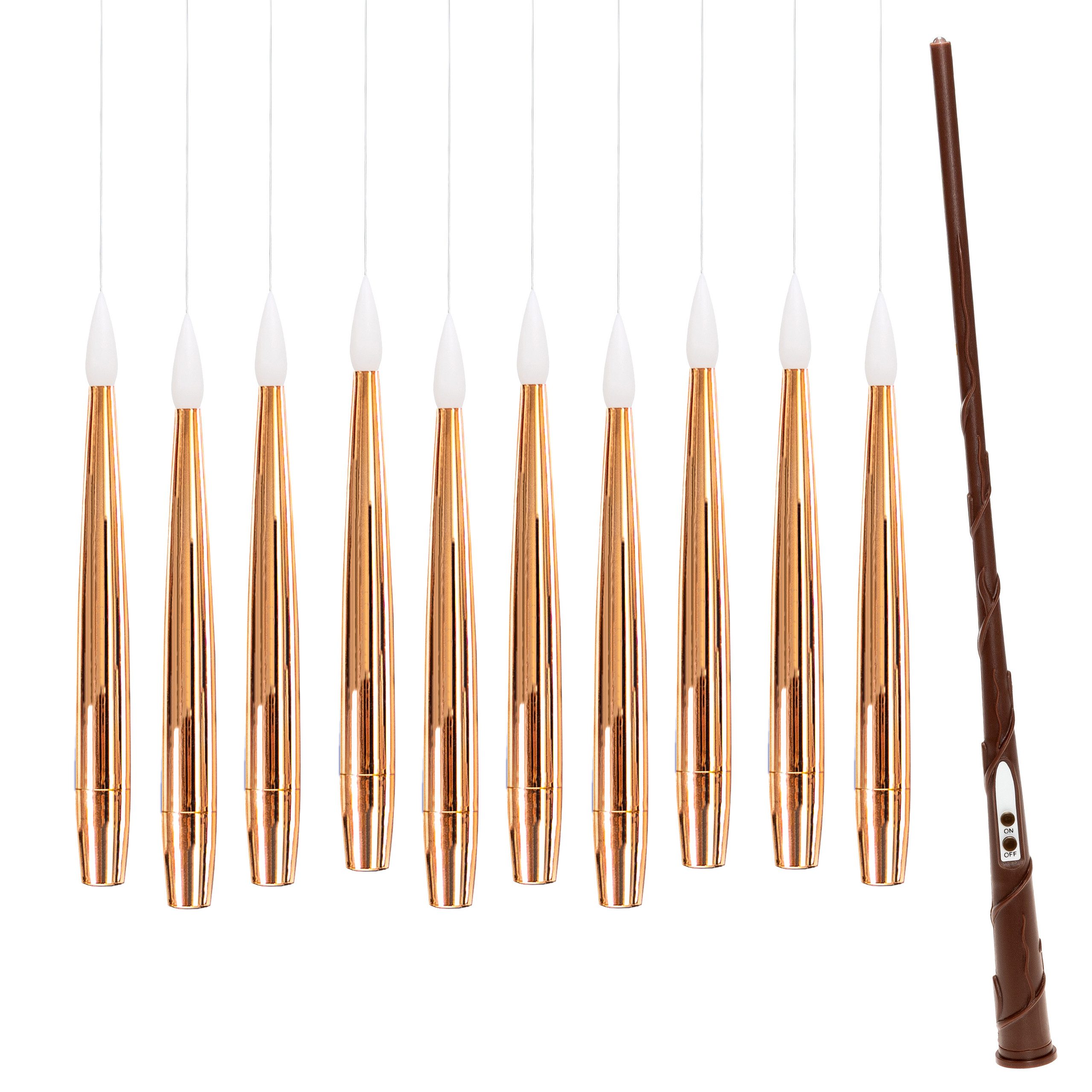 my home LED Dekolicht 10 Schwebende LED Tafelkerze mit Zauberstab Noaro, LE günstig online kaufen