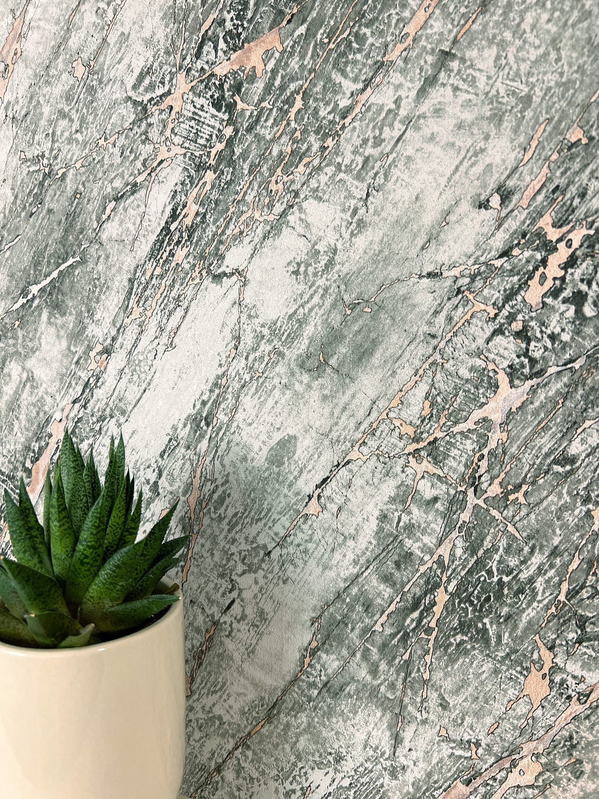 Newroom Vliestapete, Grau Tapete Modern Marmor günstig online kaufen