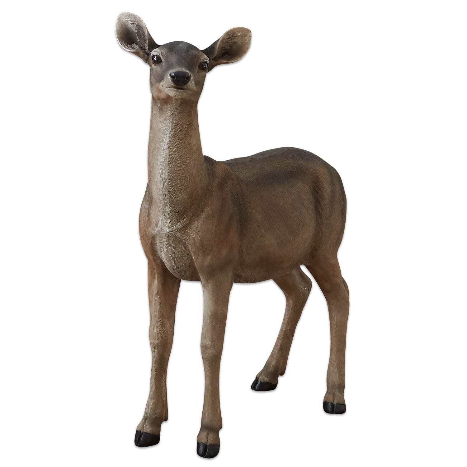 Weihnachtsfigur Reh Ruud antikbraun