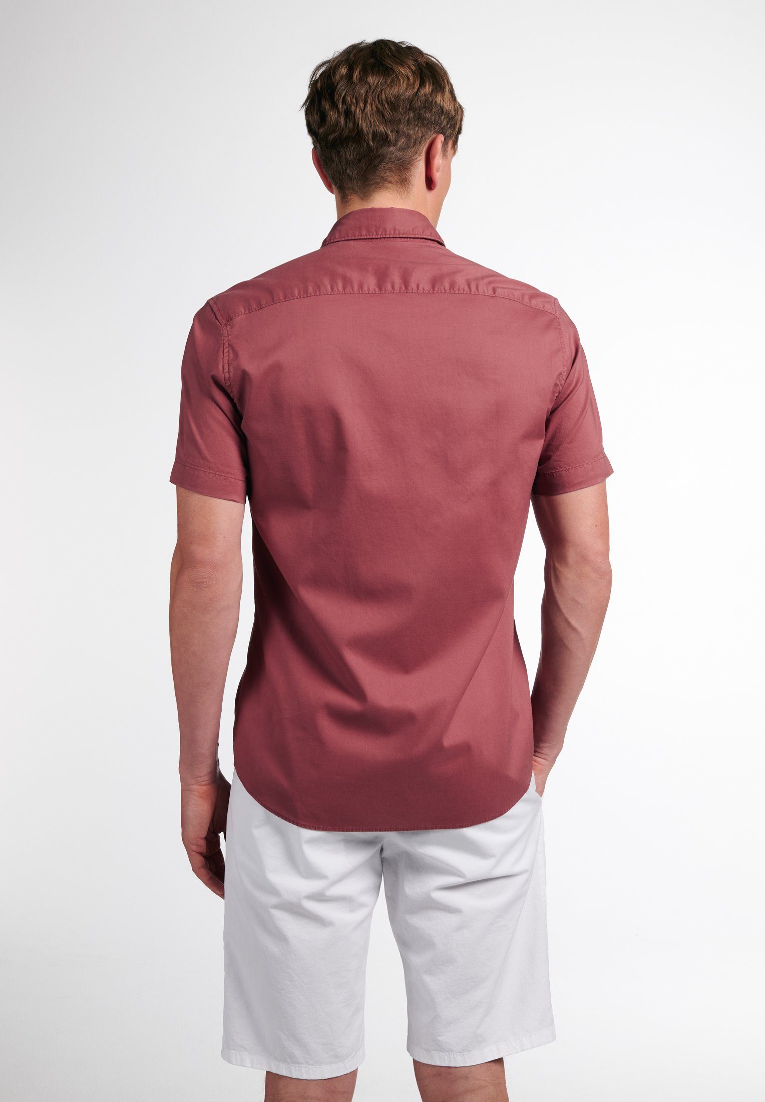 Eterna Kurzarmhemd SLIM FIT EASY IRON (bügelleicht)
