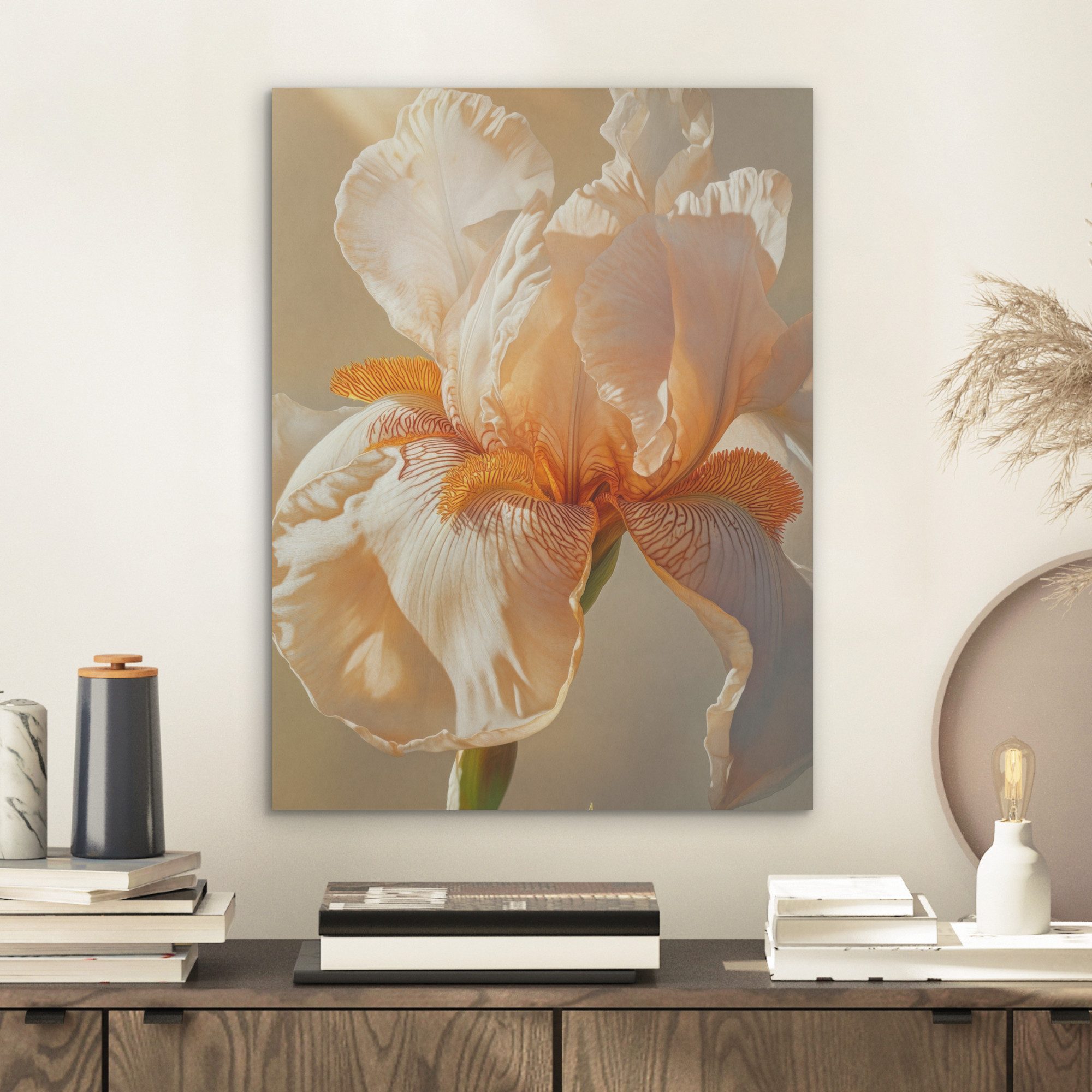 MuchoWow Gemälde Nahaufnahme - Orange - günstig online kaufen