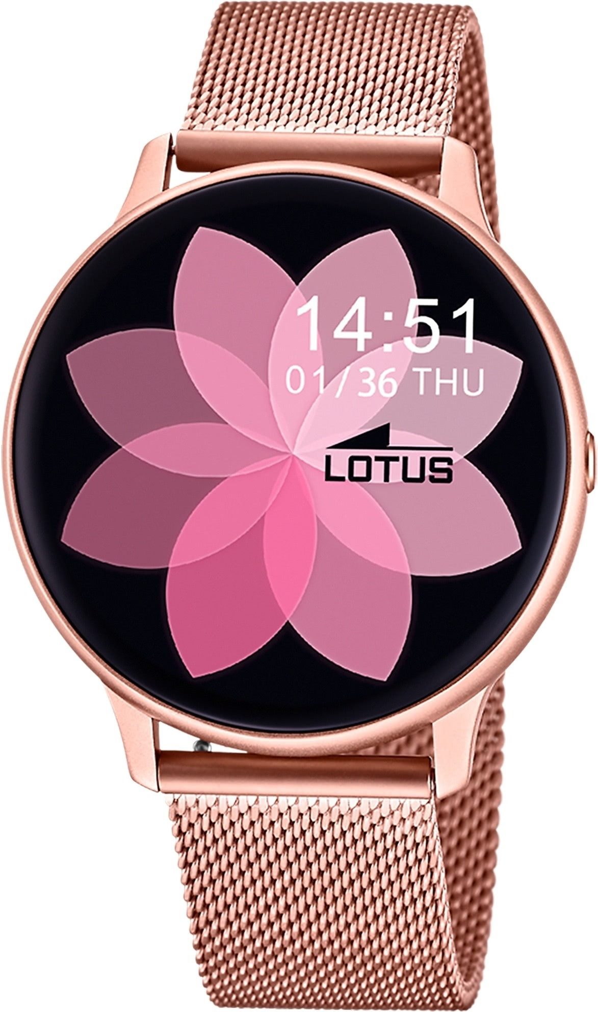 Lotus Multifunktionsuhr Lotus Damenuhr Edelstahl roségold rosa, (Multifunkt günstig online kaufen