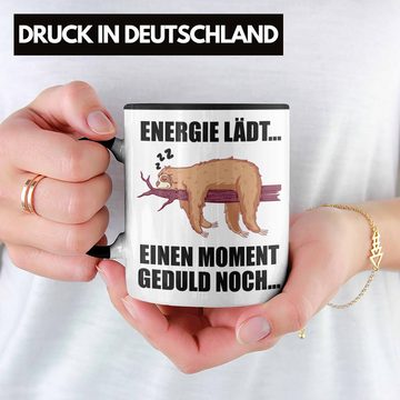 Trendation Tasse Trendation - Faultier Tasse mit Spruch Geschenk Arbeitskollege Kollege Kaffeetasse Frauen Männer