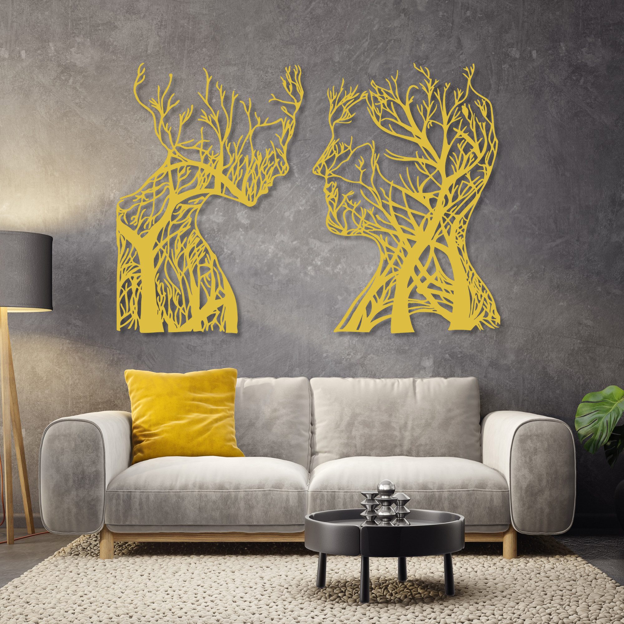 EYOKA Wanddekoobjekt 3D Wandbild aus Holz günstig online kaufen