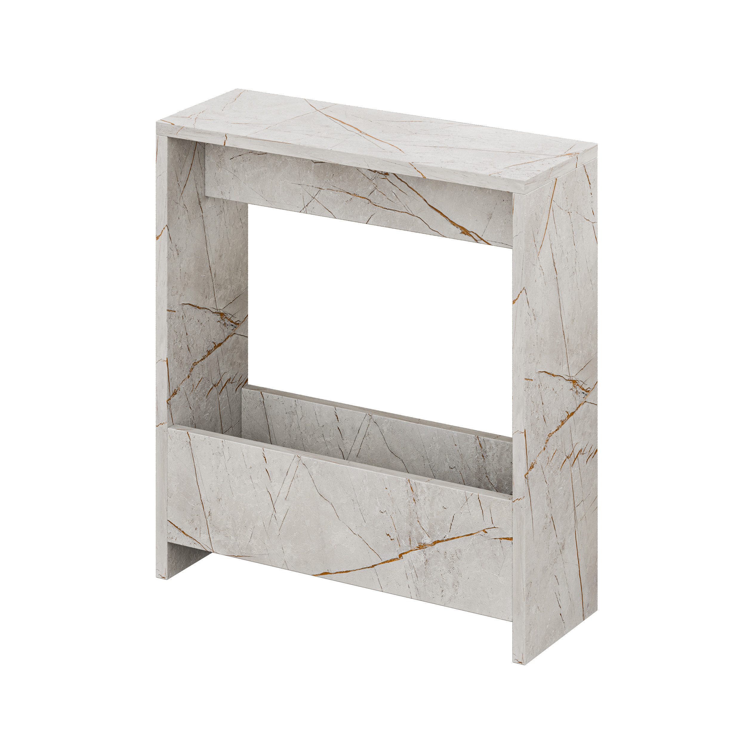 Decortie Beistelltisch Simpi (pack), Moderner Beistelltisch, Mehrzweck mit Kreativität, 55 x 20 x 60 cm