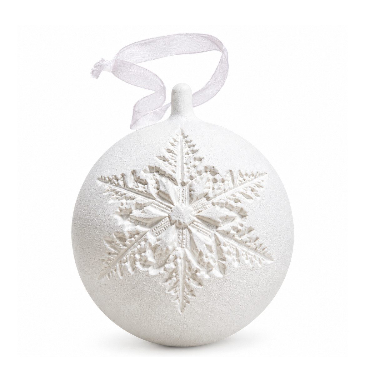 PHILIPPI Christbaumschmuck Weihnachtsbaumkugel Porzellan Eiskristall