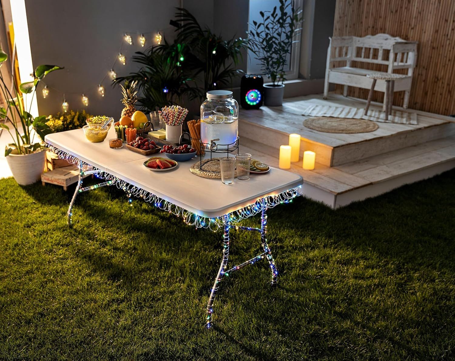 Weltbild LED-Lichterkette LED-Lichterkette Colori Garden 10 m, 100 LEDs – Bild 5 von 5