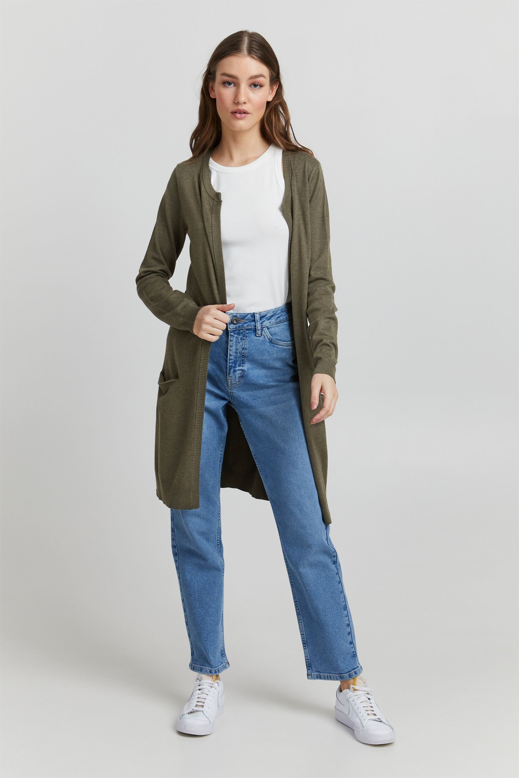 Pulz Jeans Strickjacke PZSARA Lange Strickjacke günstig online kaufen
