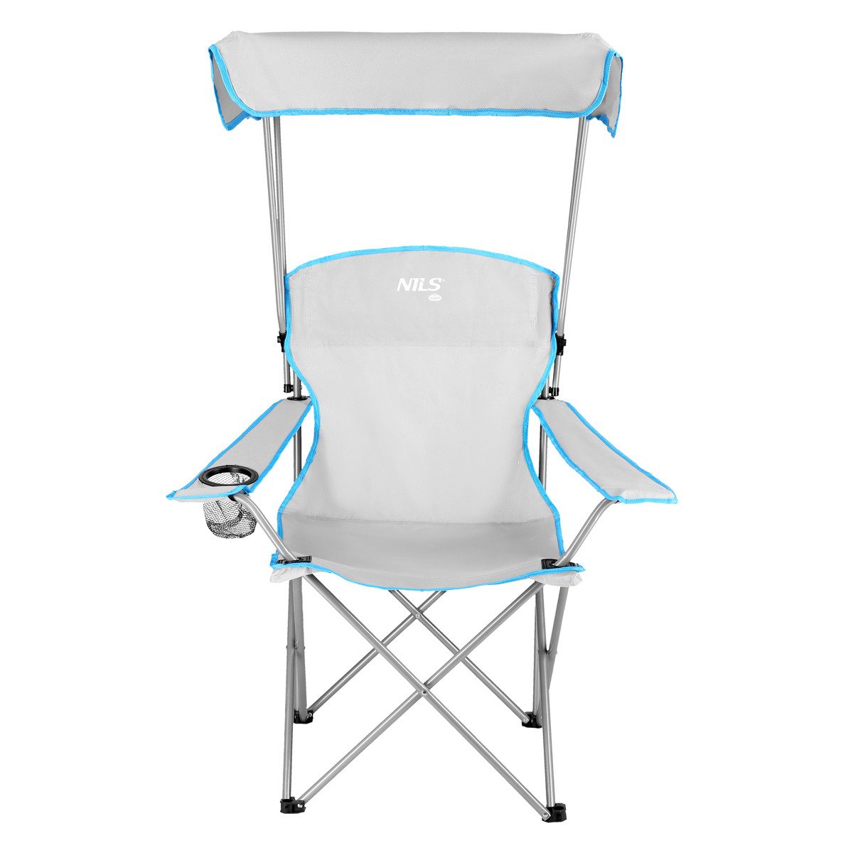 Redfink Gartenstuhl GRAU CAMPINGSTUHL MIT SONNENSCHUTZ günstig online kaufen